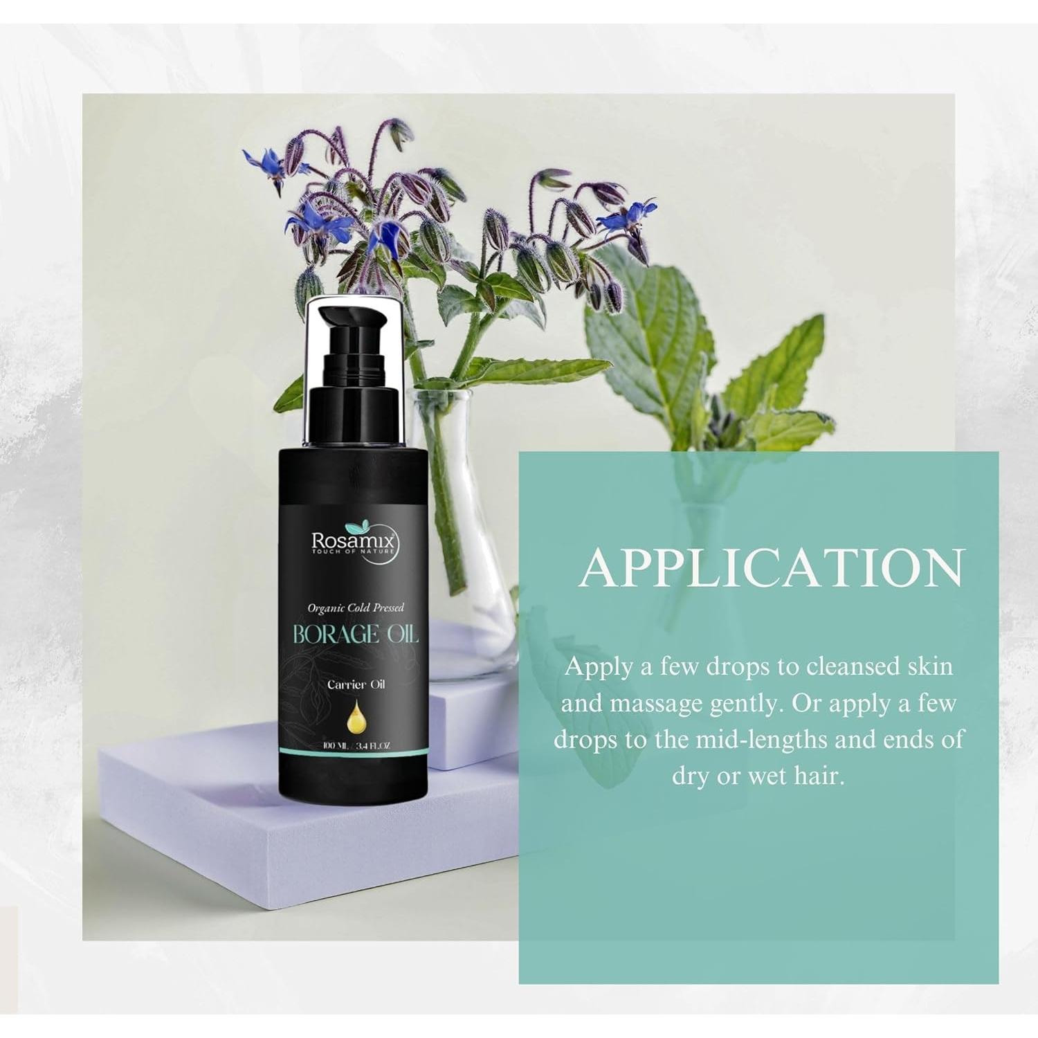 Aceite de Borraja Orgánico Rosamix 100 ml - Cuidado Piel Seca