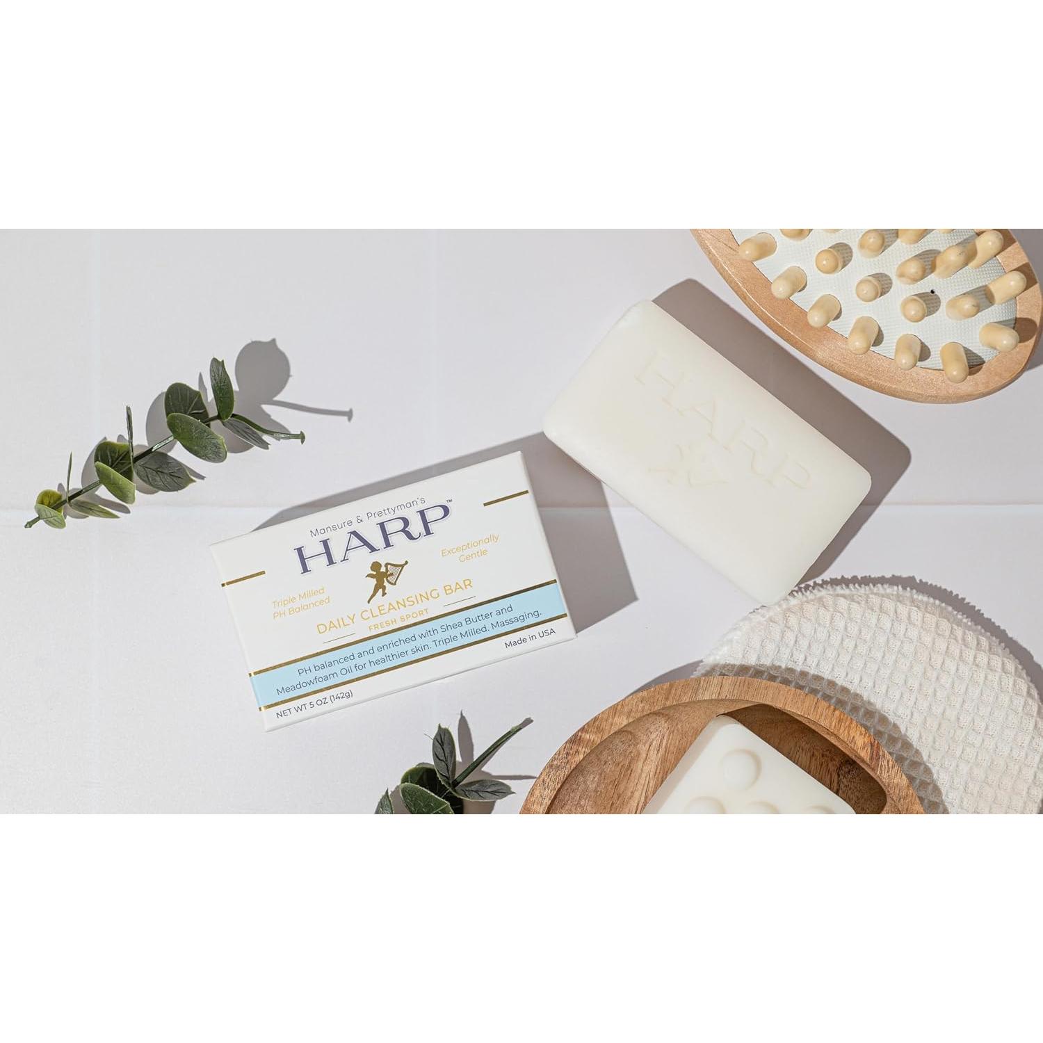 HARP Jabón en Barra pH Equilibrado 5.0-6.0 - Paquete de 3