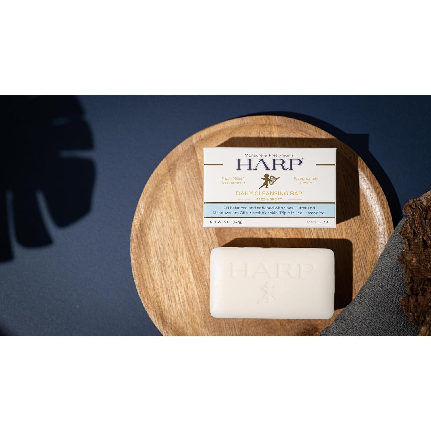 HARP Jabón en Barra pH Equilibrado 5.0-6.0 - Paquete de 3