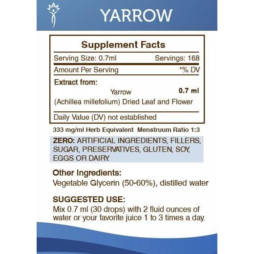 Extracto Líquido Sin Alcohol de Yarrow 118 ml - Secretos de la Tribu