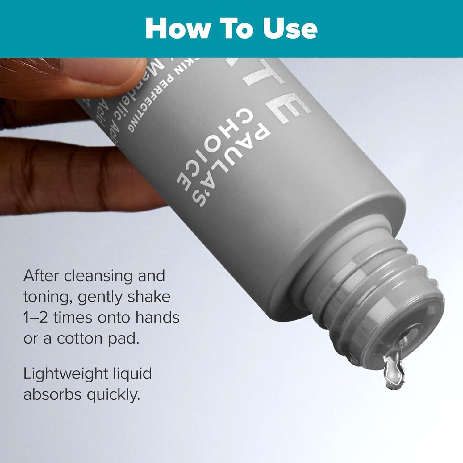 Exfoliante AHA Paula's Choice 30 ml - Ácido Mandélico 6% y Láctico 2%