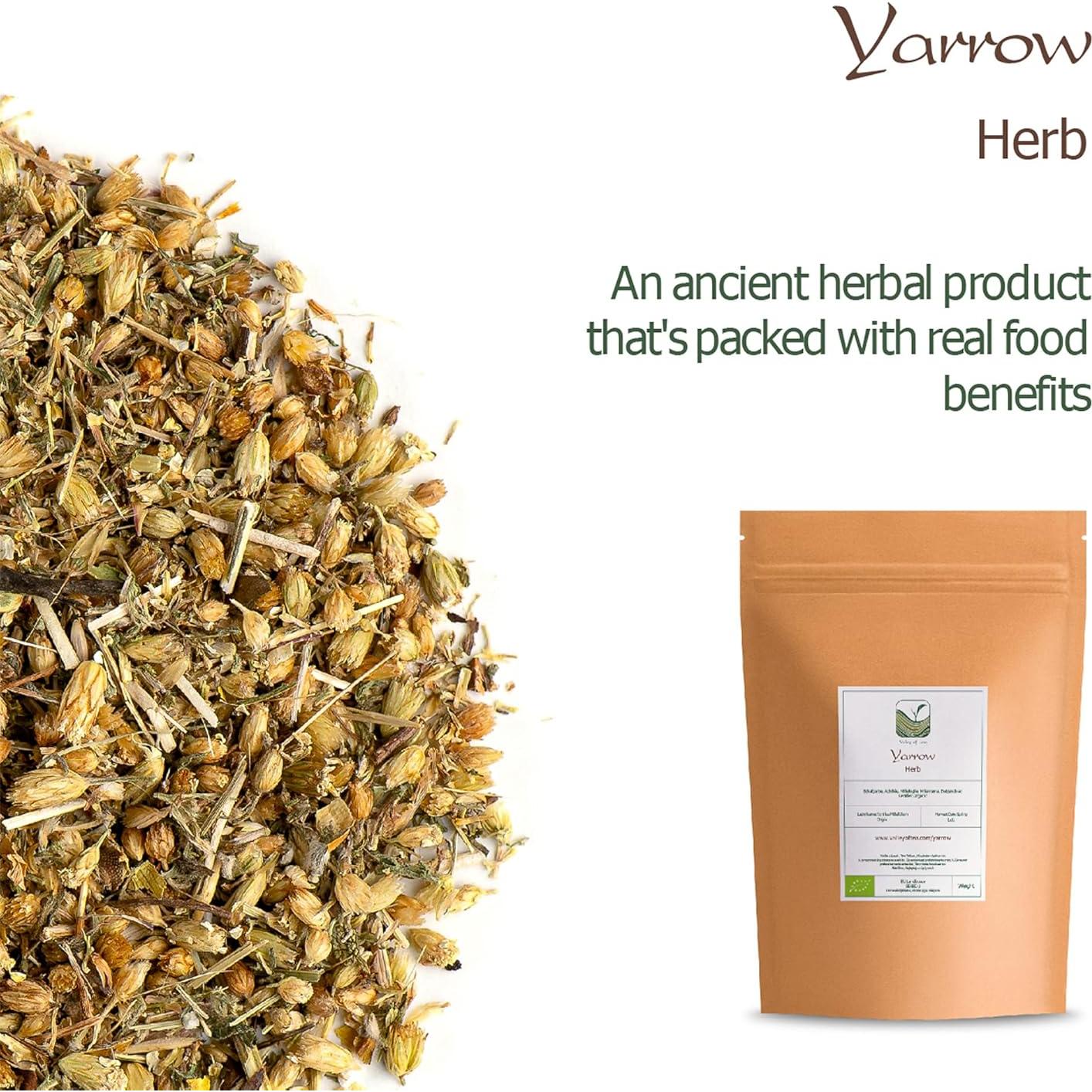 Té de Yarrow Orgánico Valley of Tea - 100g - Achillea Millefolium