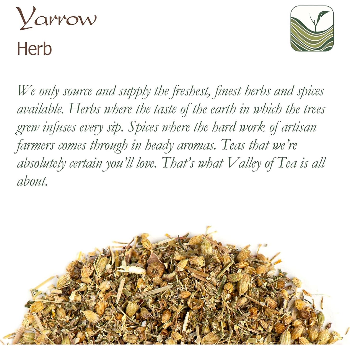 Té de Yarrow Orgánico Valley of Tea - 100g - Achillea Millefolium