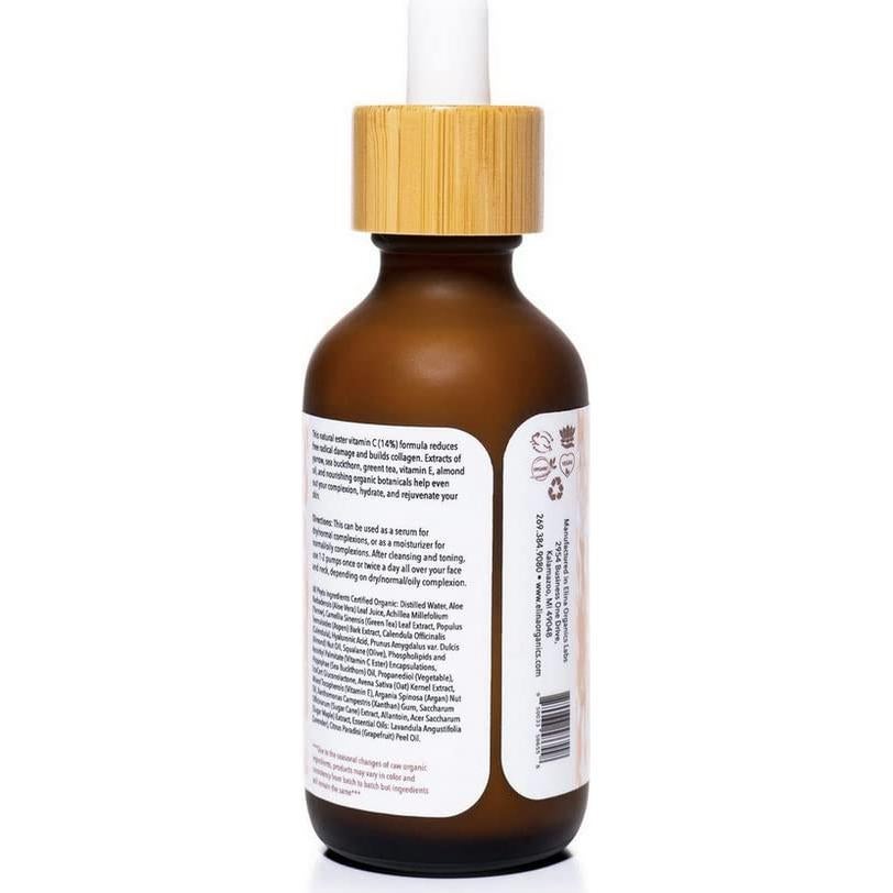 Elixir de Vitamina C 60ml Elina Organics Hidratante Antienvejecimiento