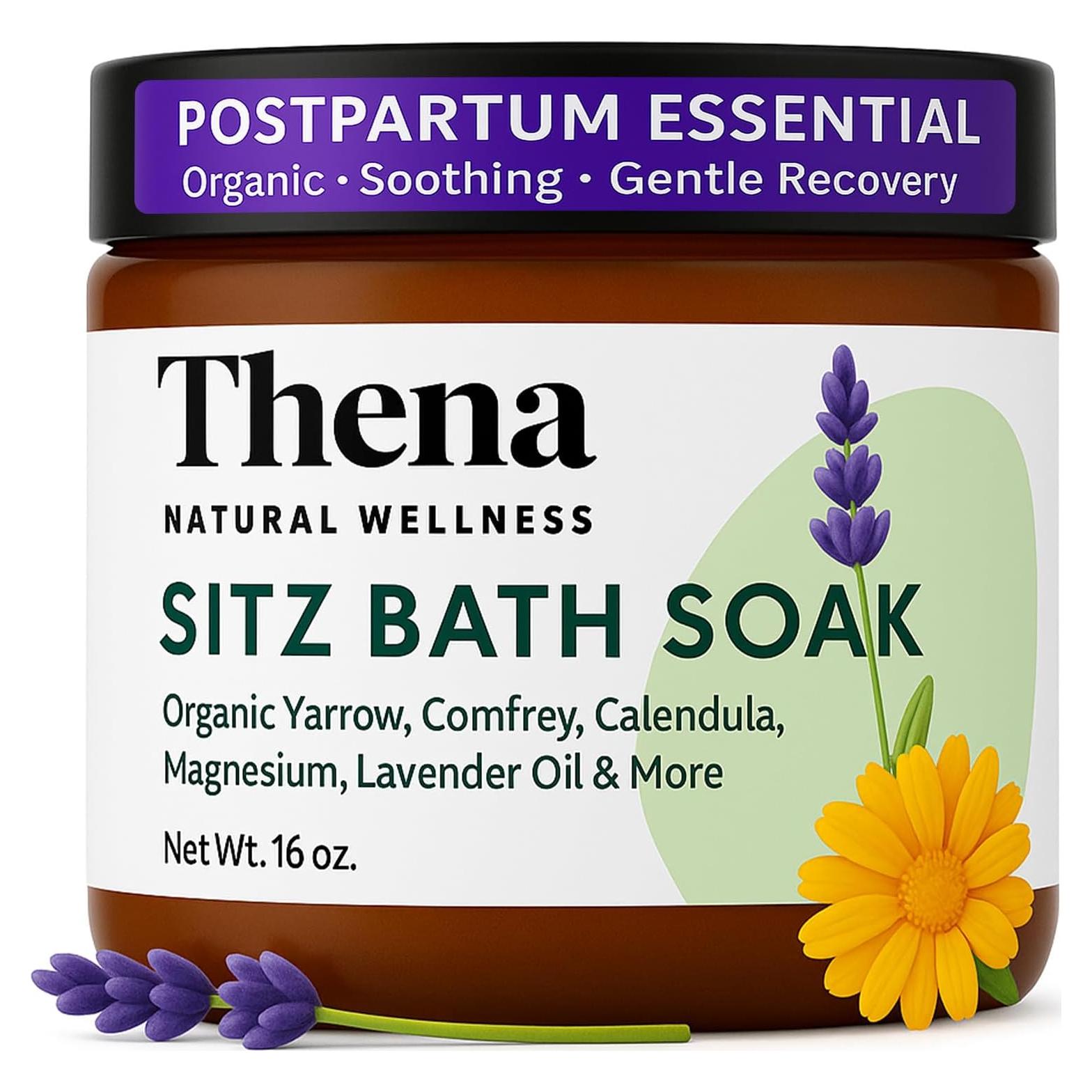 Baño de Asiento Orgánico Thena para Postparto y Hemorroides