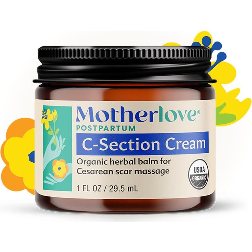 Crema para C-Section Motherlove 59 ml Bálsamo Herbal Orgánico