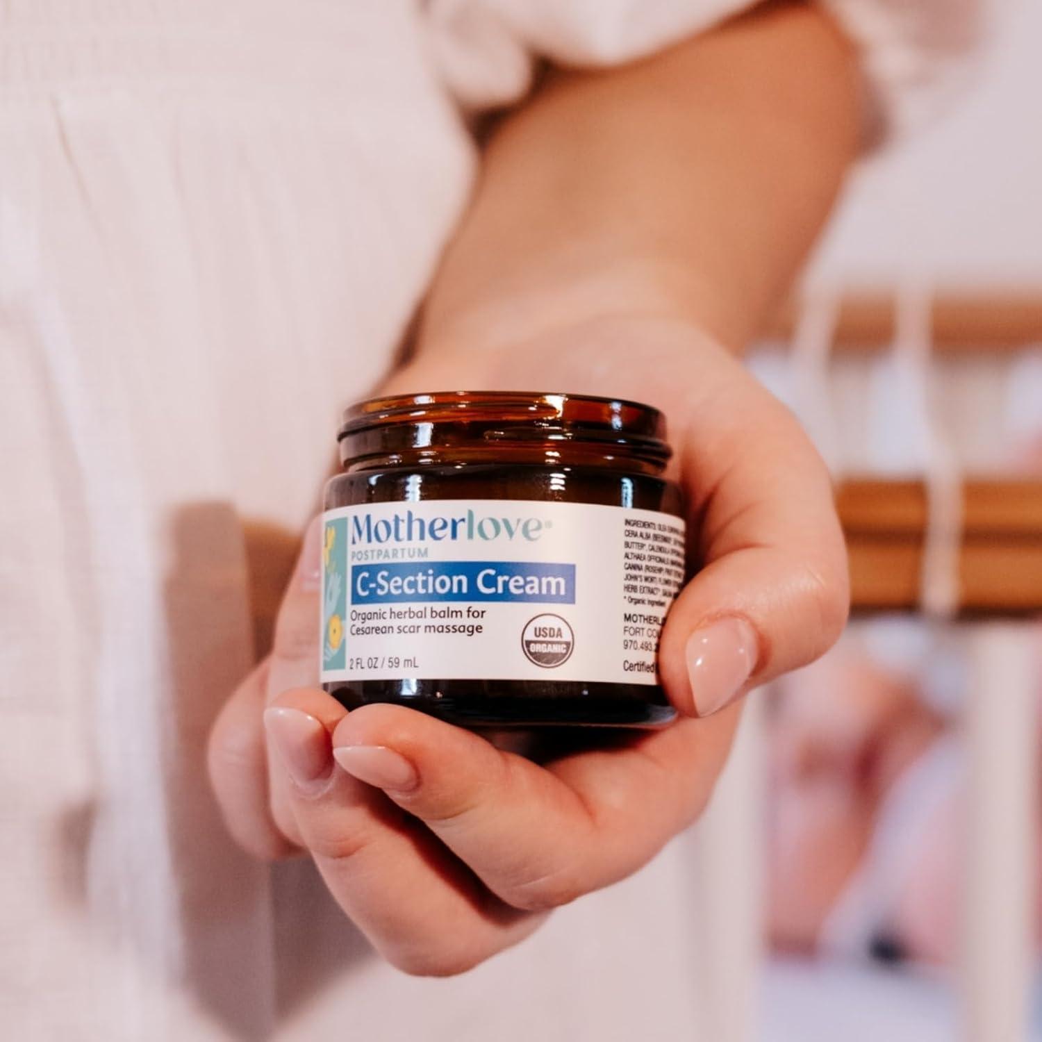 Crema para C-Section Motherlove 59 ml Bálsamo Herbal Orgánico