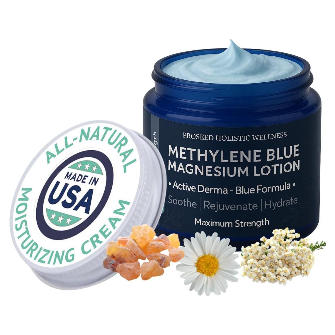 Loción de Magnesio Azul ProSeed 56.7g - Hidratante Facial y Corporal