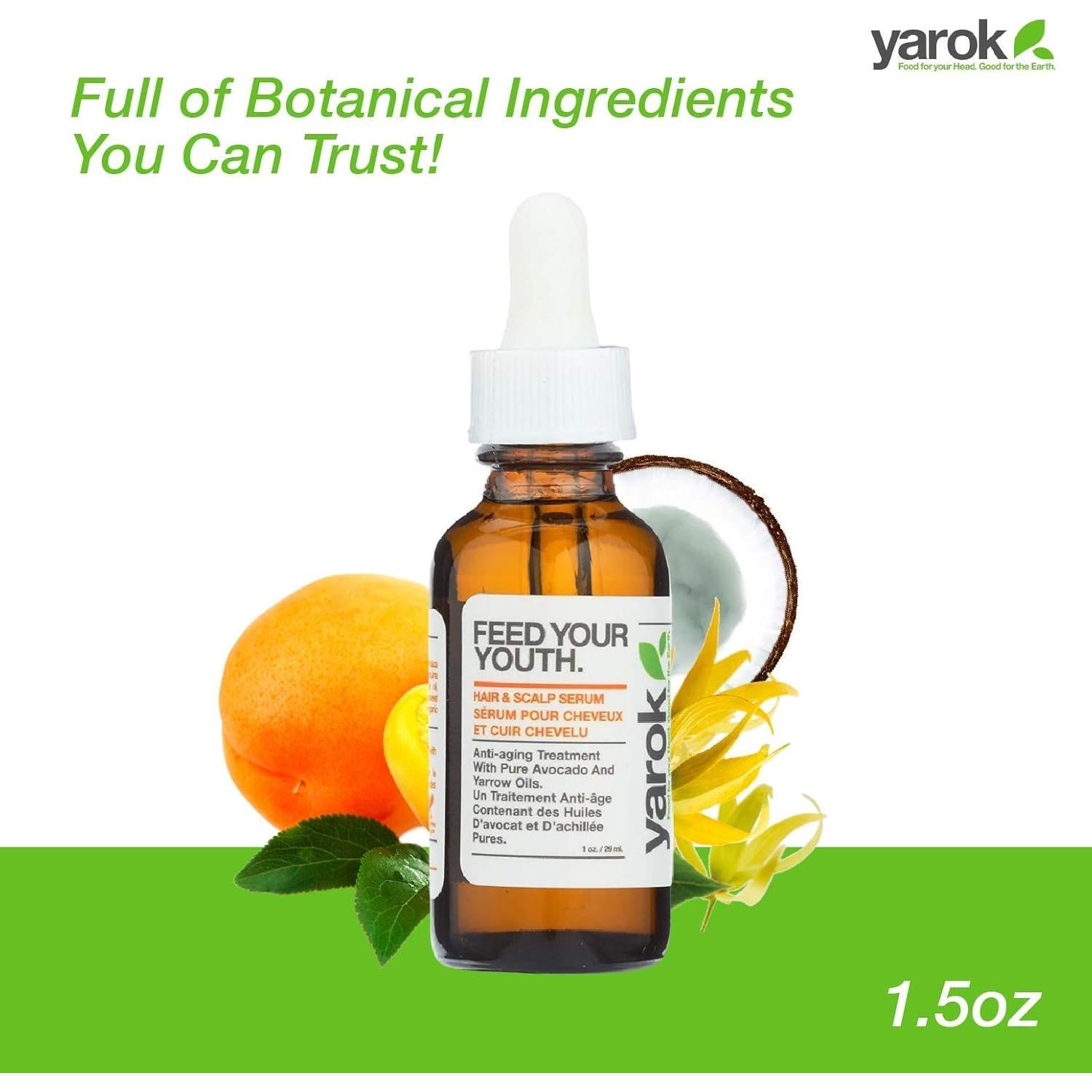 Suero Orgánico para Cabello Yarok 28g - Repara y Fortalece