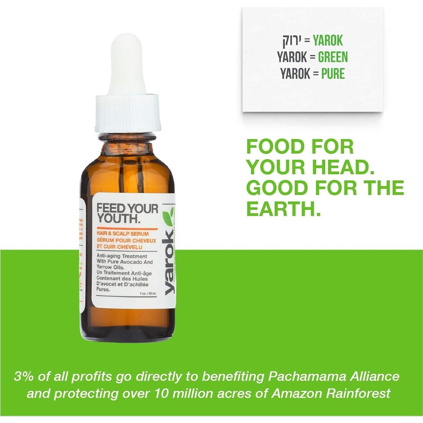 Suero Orgánico para Cabello Yarok 28g - Repara y Fortalece