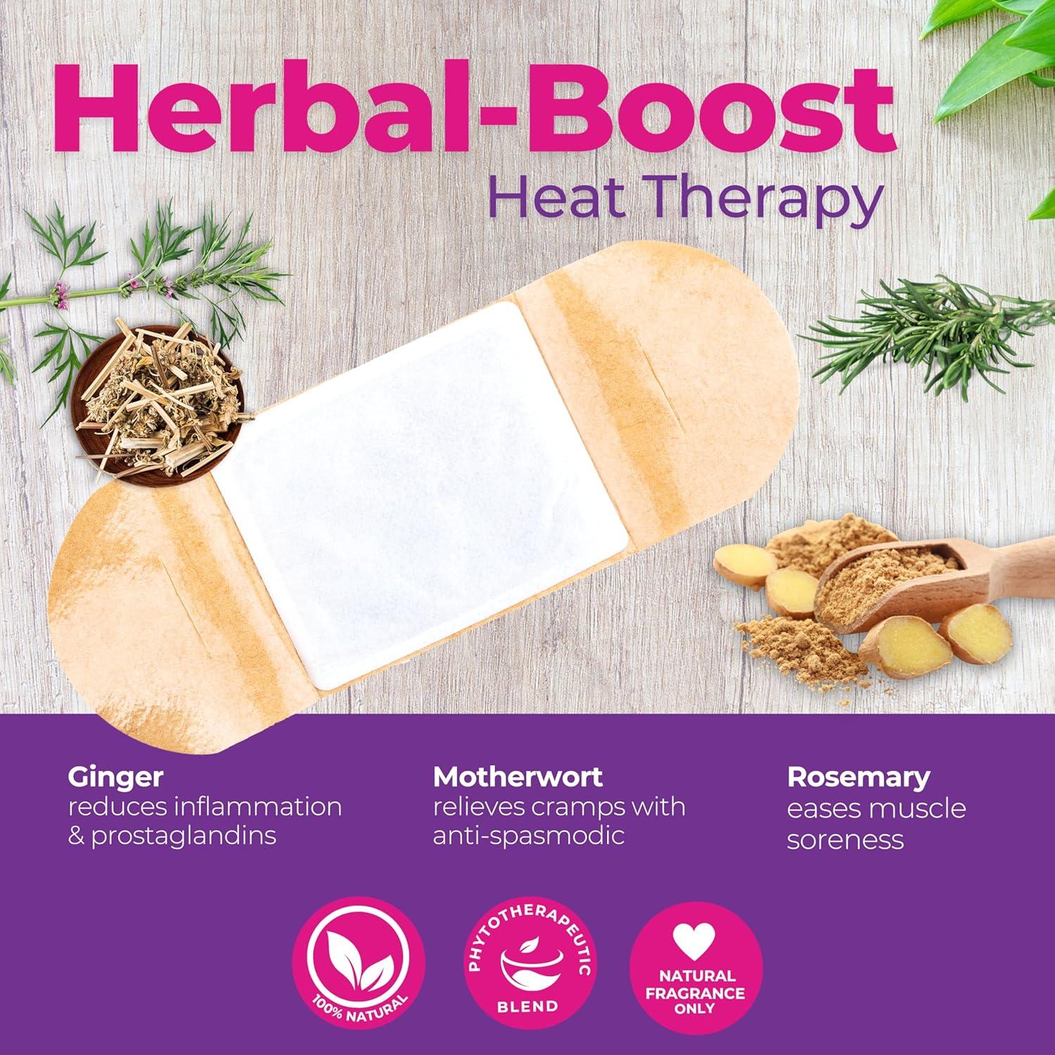 Parche de Calor Herbal Femissy para Alivio Menstrual 8h