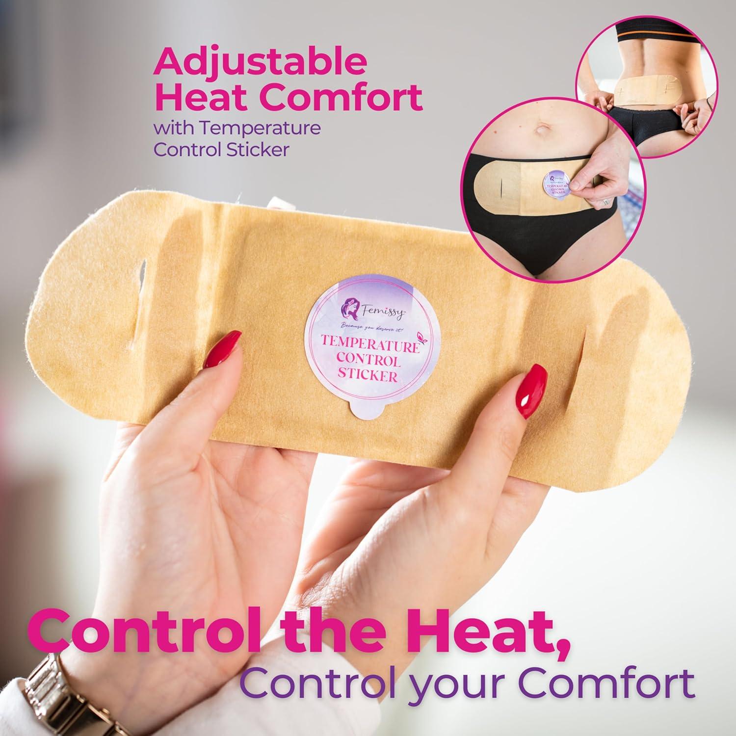 Parche de Calor Herbal Femissy para Alivio Menstrual 8h