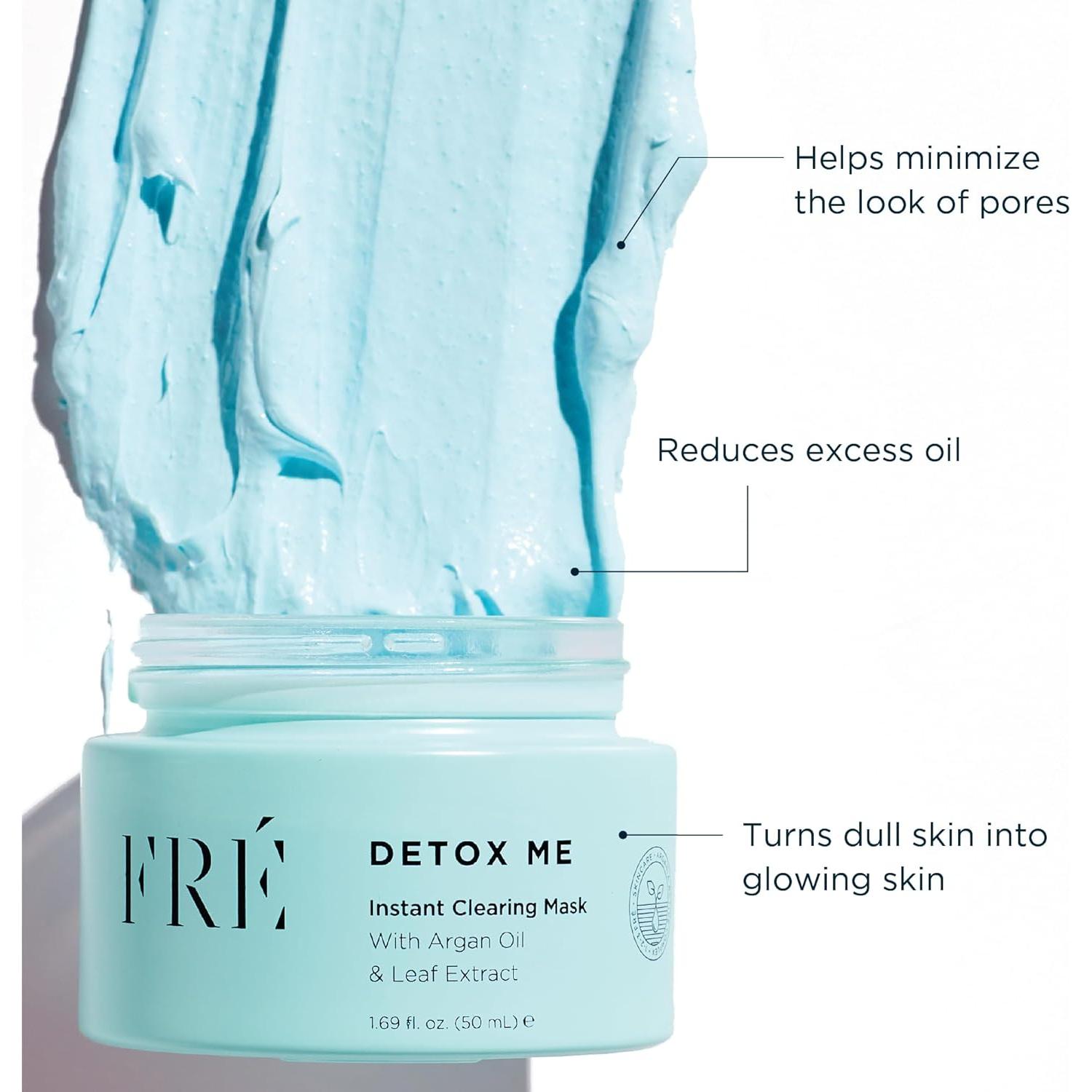 Máscara Facial Exfoliante FRÉ Detox Me 50ml - Previene Acné