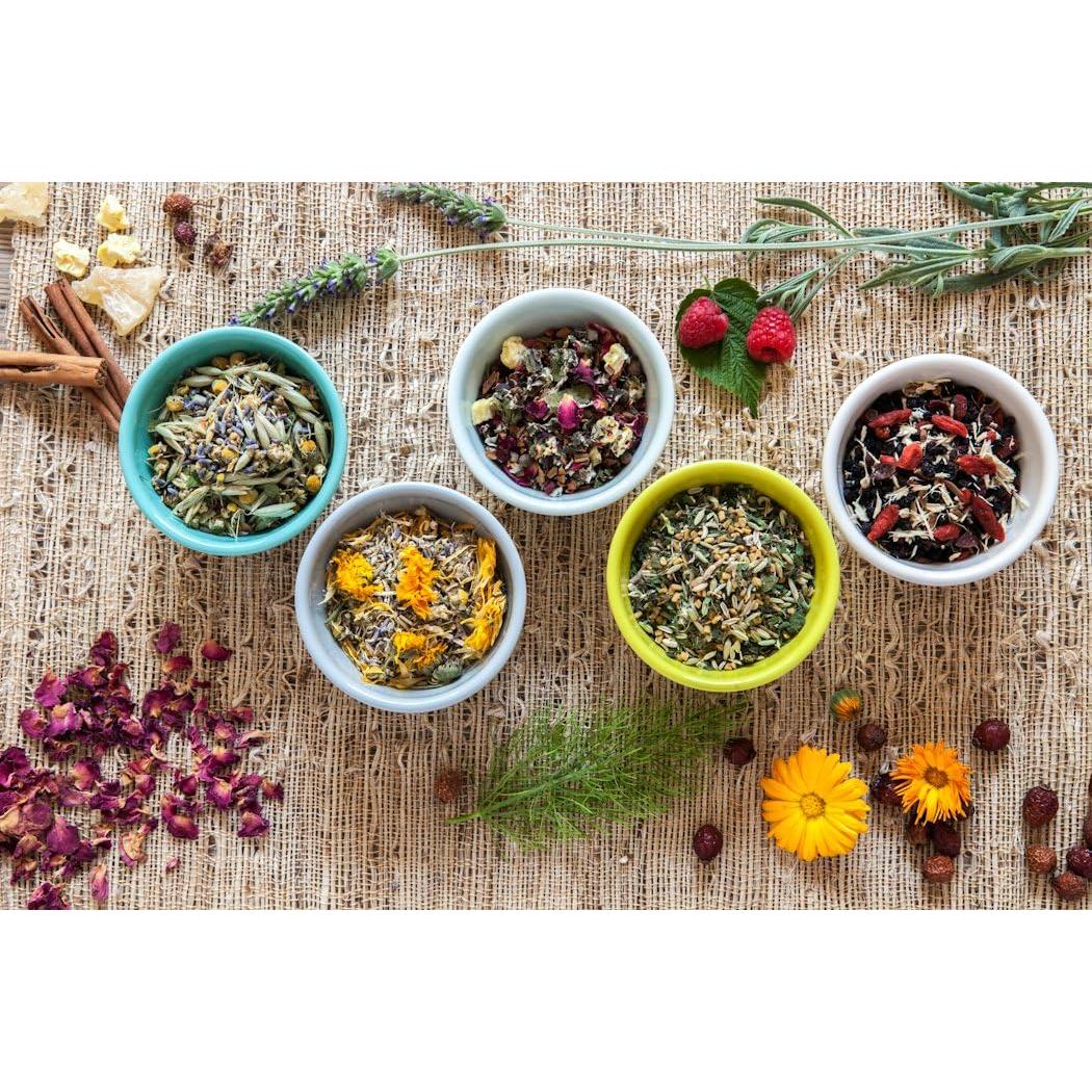 Baño de Asiento Herbal Orgánico Tés de Aves y Abejas - 4 Bolsitas