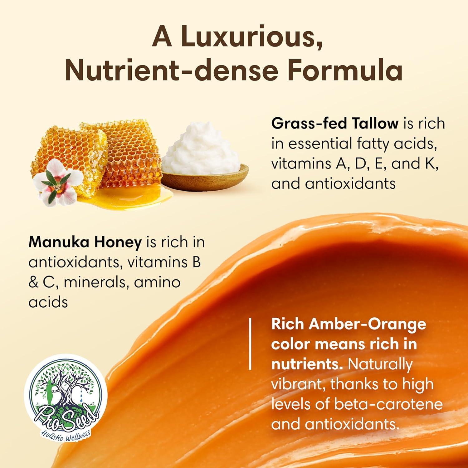 Bálsamo de Tallow Sin Batir ProSeed 60ml - Miel Manuka, Incienso