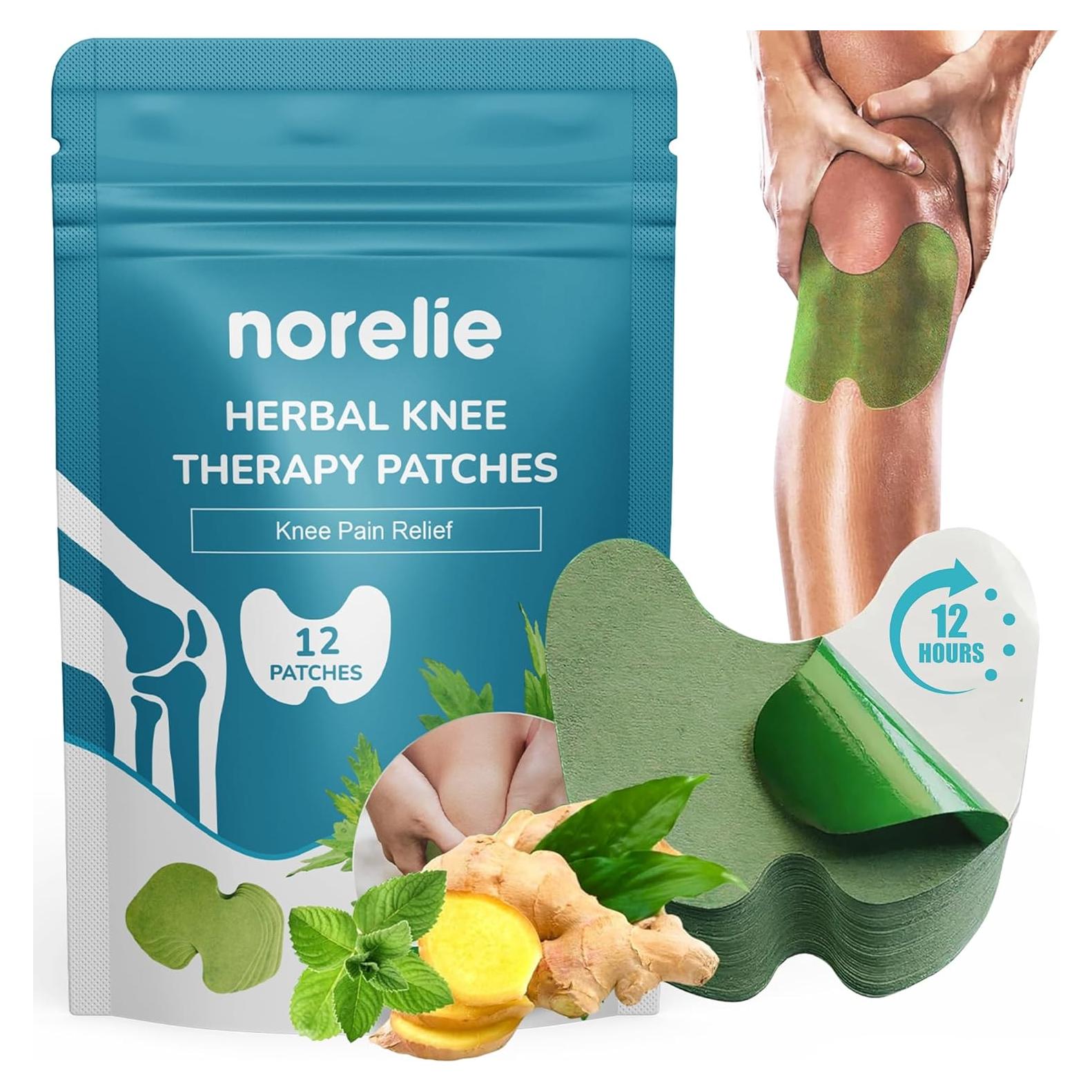Parche Herbal Norelie para Rodillas - Alivio Natural 12 Parches