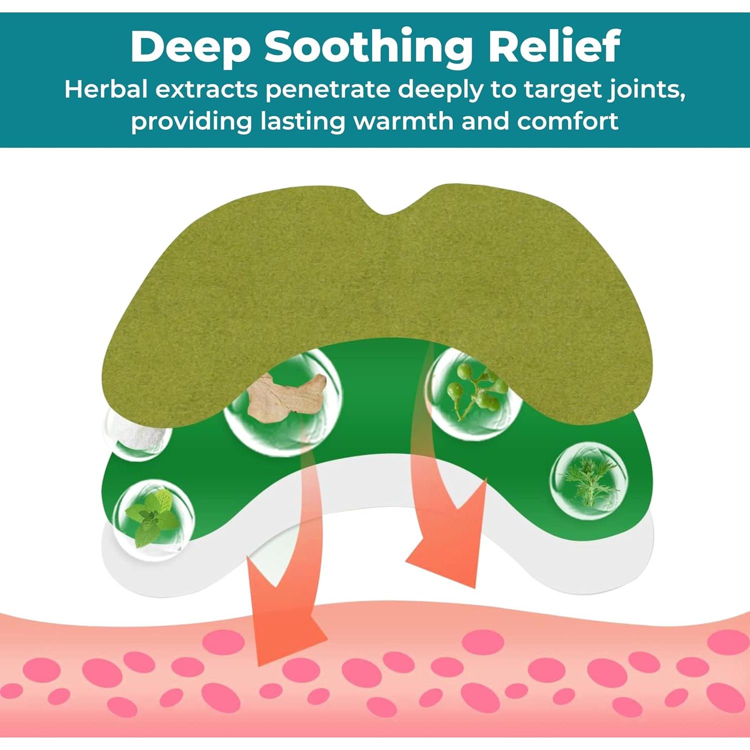 Parche Herbal Norelie para Rodillas - Alivio Natural 12 Parches