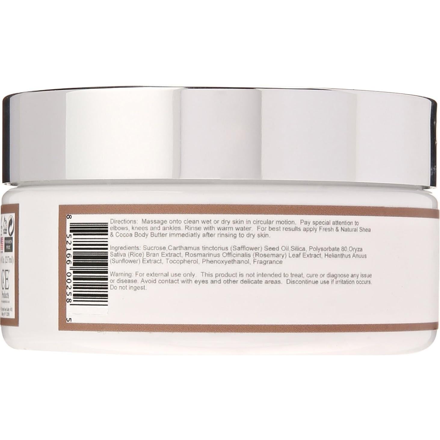 Exfoliante de Azúcar Fresco y Natural Coco Vainilla 226g