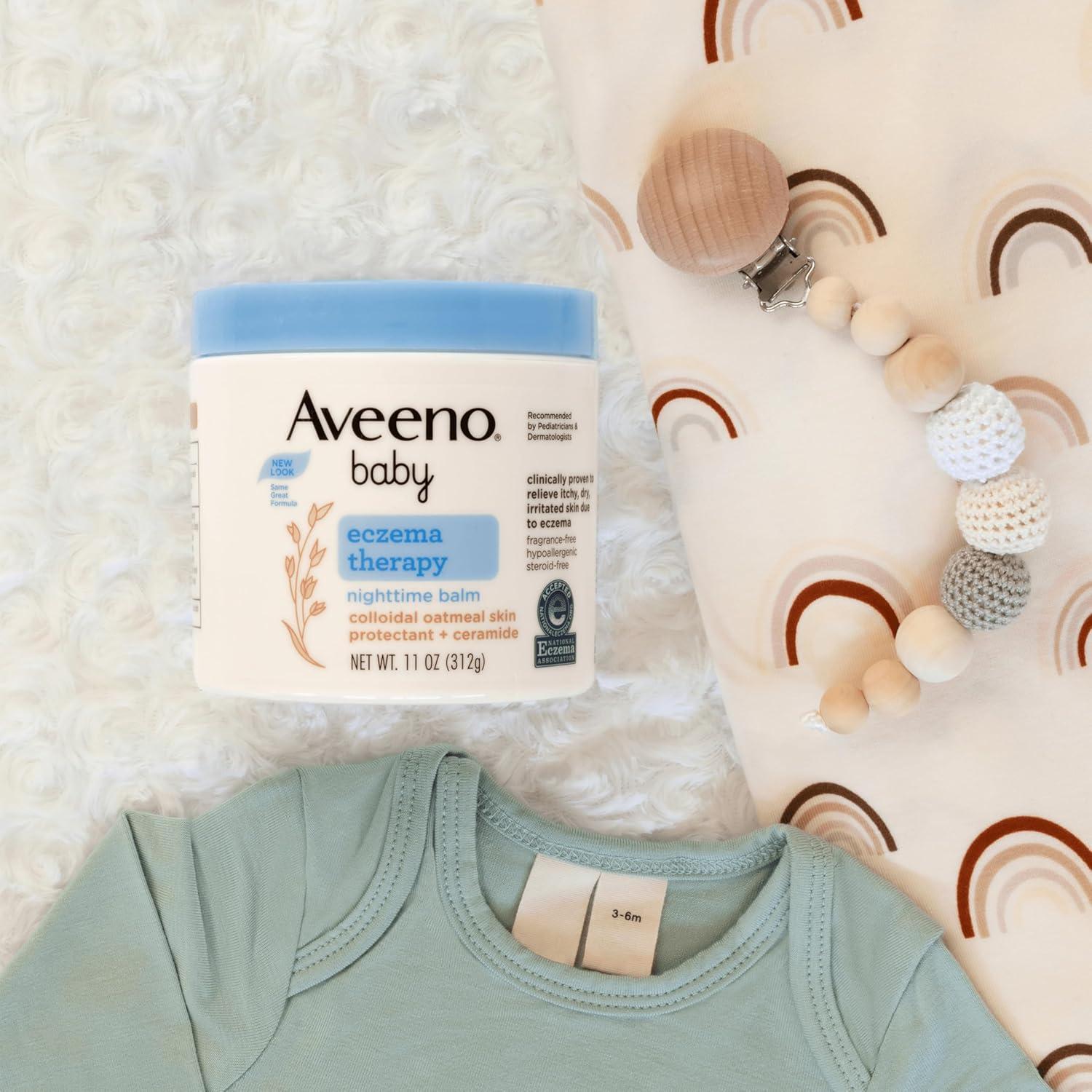 Bálsamo Nocturno para Eccema Aveeno Baby 28.35 g Hipoalergénico