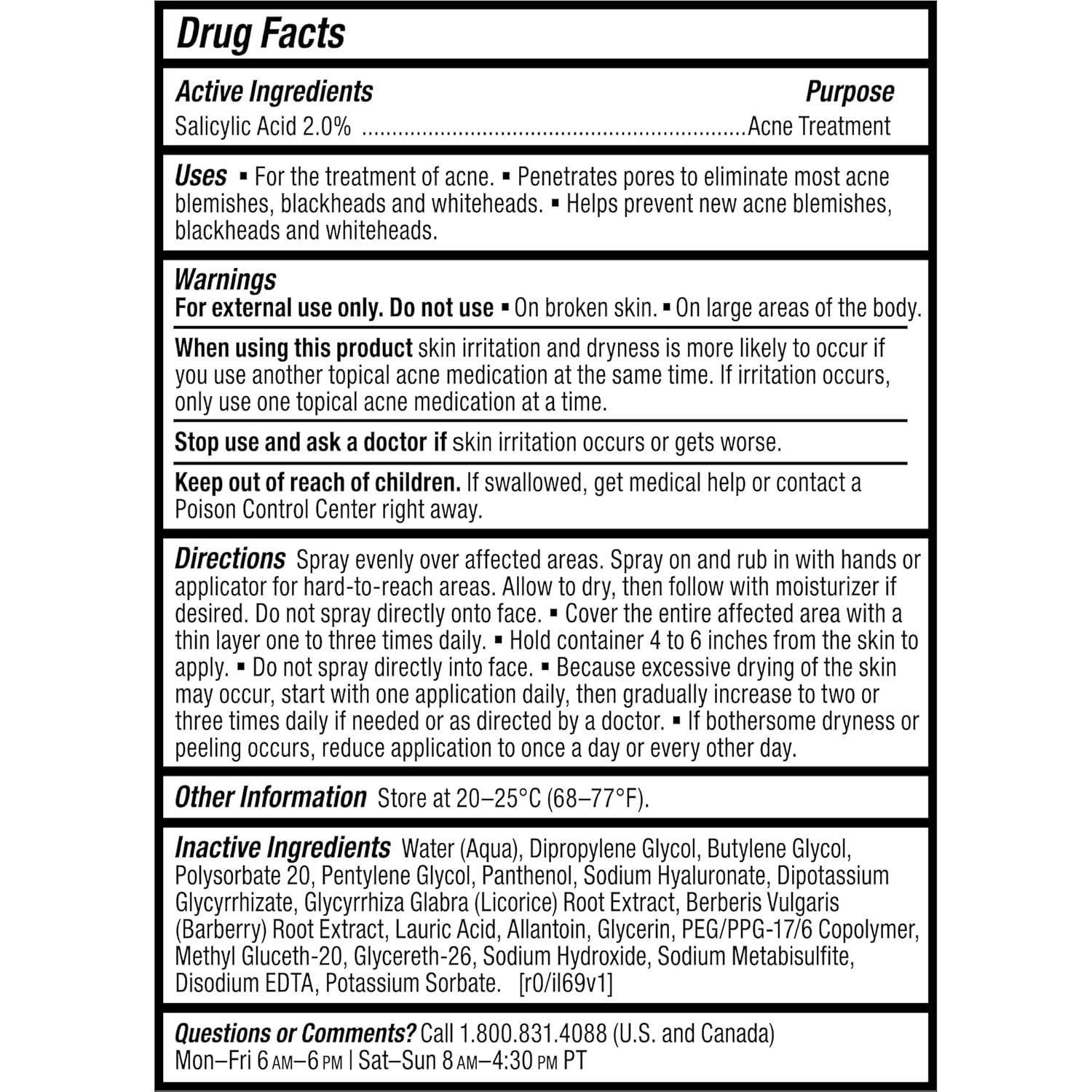 Spray Exfoliante para Espalda Paula's Choice 118 ml - Acné