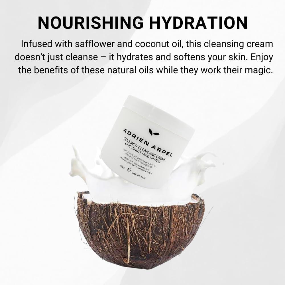 Crema Limpiadora de Coco Adrien Arpel 170 g - Hidratante Facial