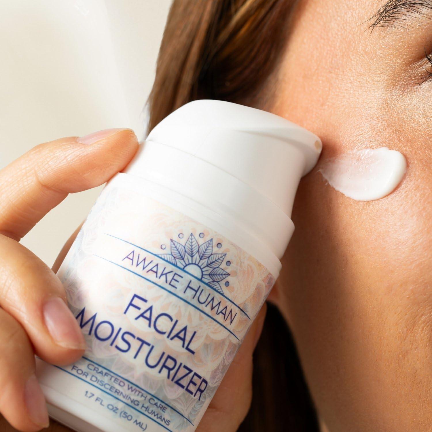 Hidratante Facial Natural Awake Human 91g Piel Seca y Sensible