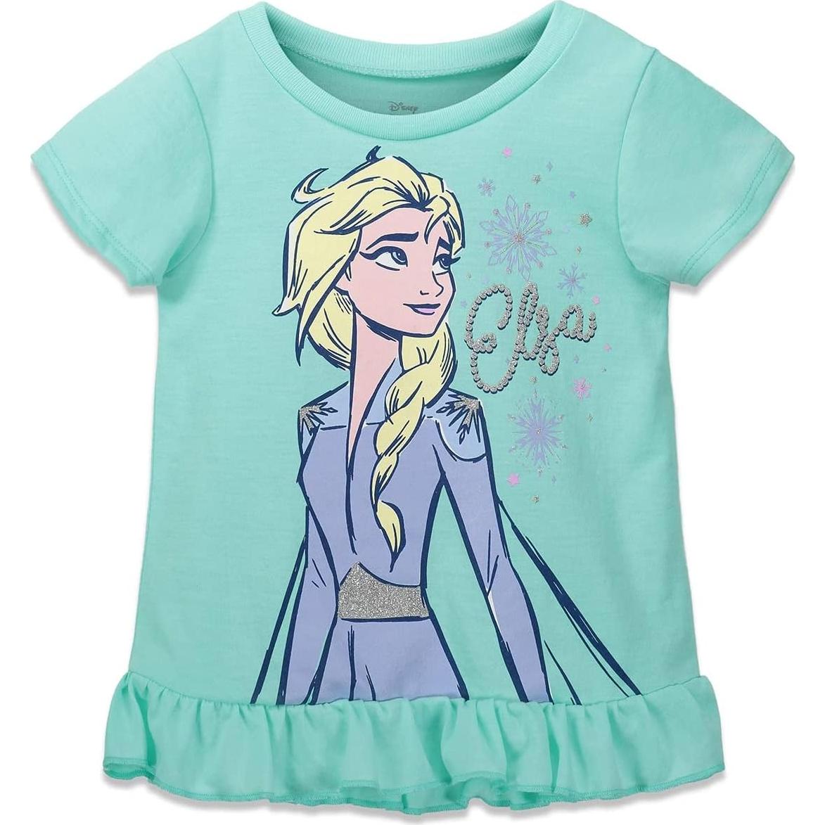 Conjunto camiseta peplum Tiana Disney + pantalones cortos