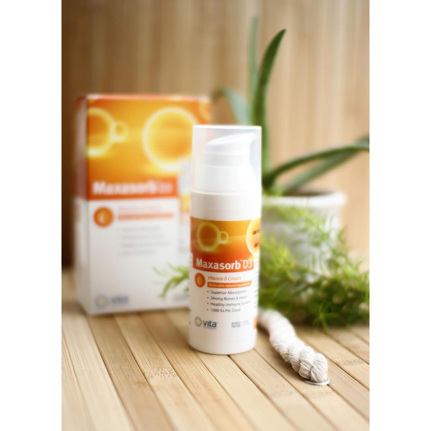 Crema de Vitamina D3 Maxasorb Vita Sciences 50 ml - Sin Parabenos