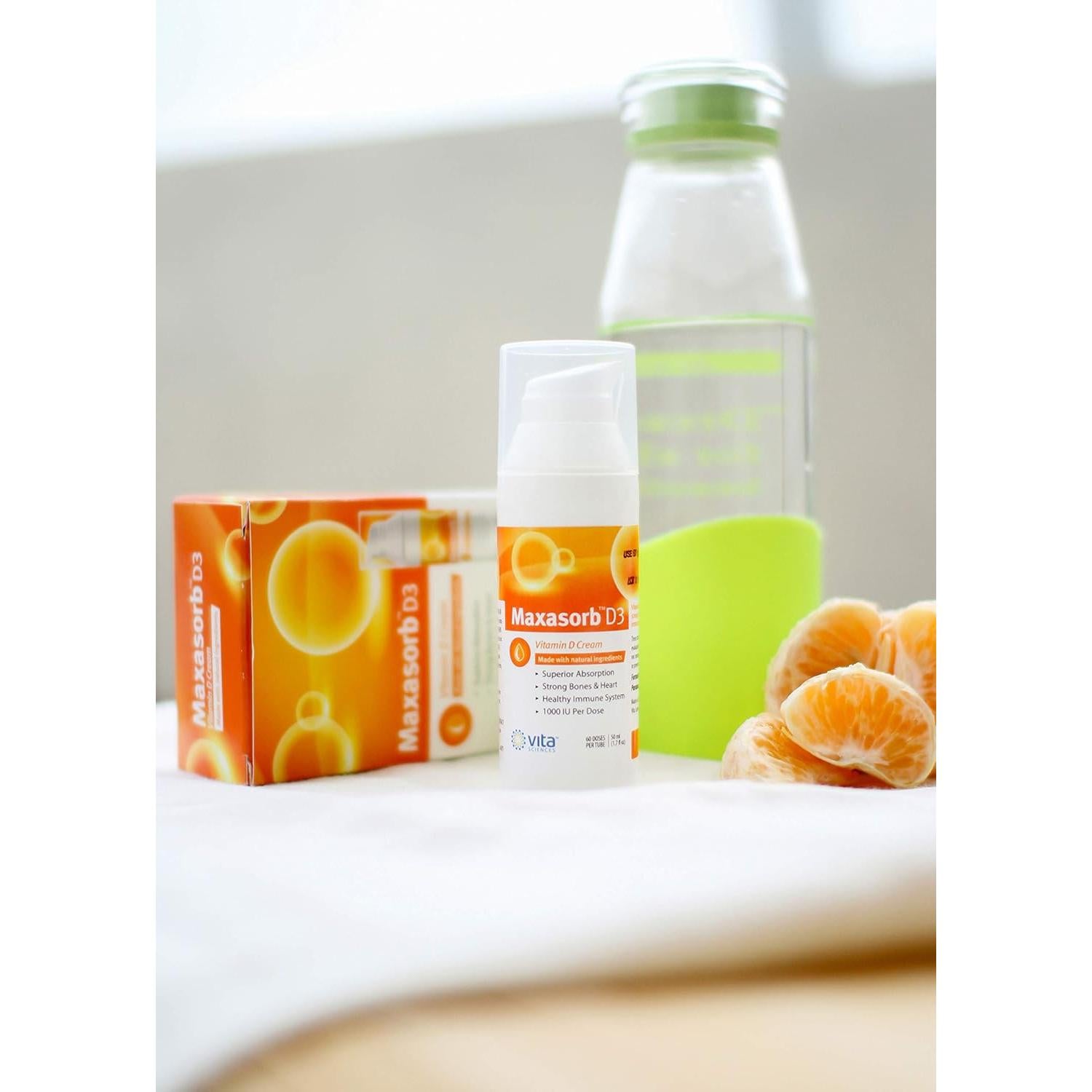 Crema de Vitamina D3 Maxasorb Vita Sciences 50 ml - Sin Parabenos