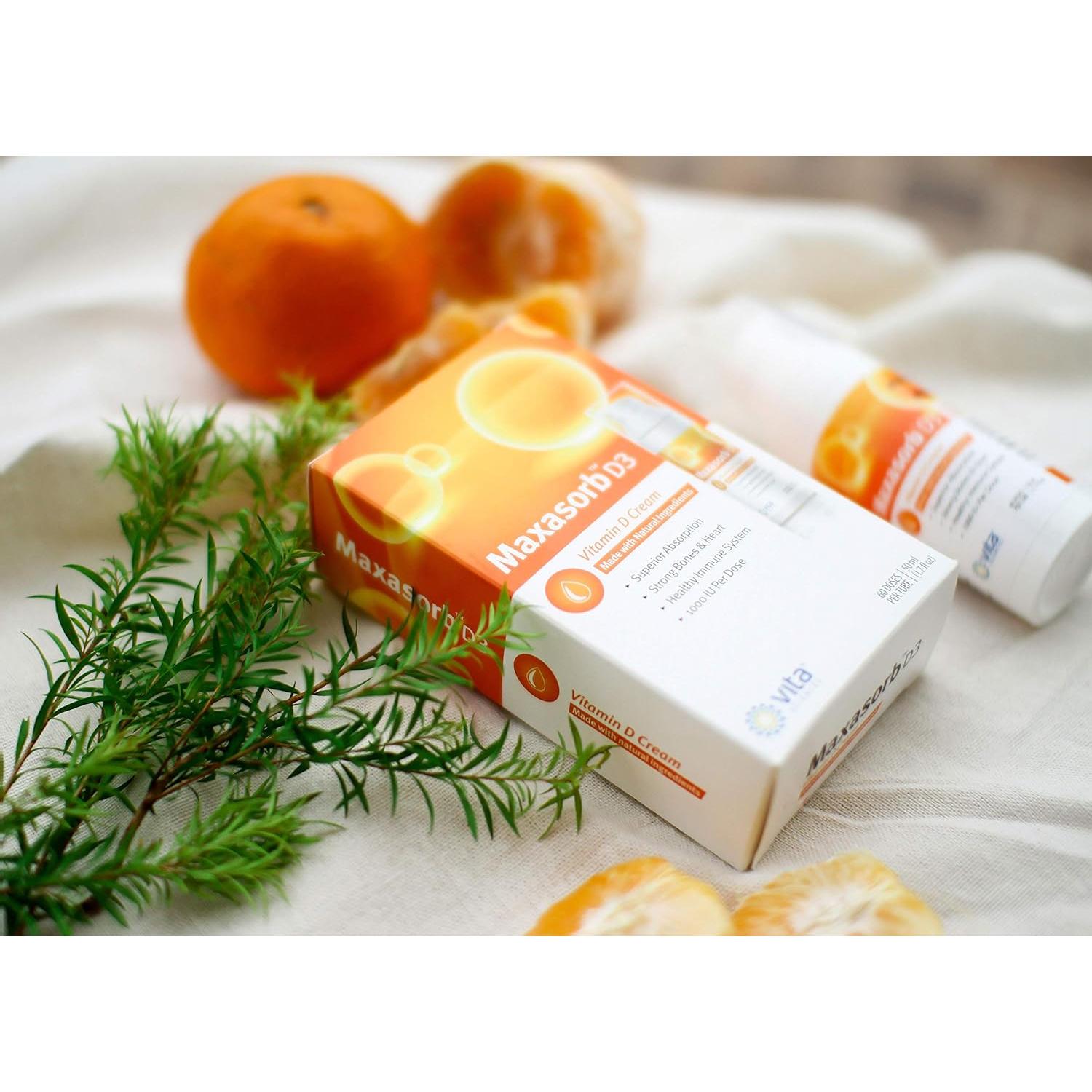 Crema de Vitamina D3 Maxasorb Vita Sciences 50 ml - Sin Parabenos