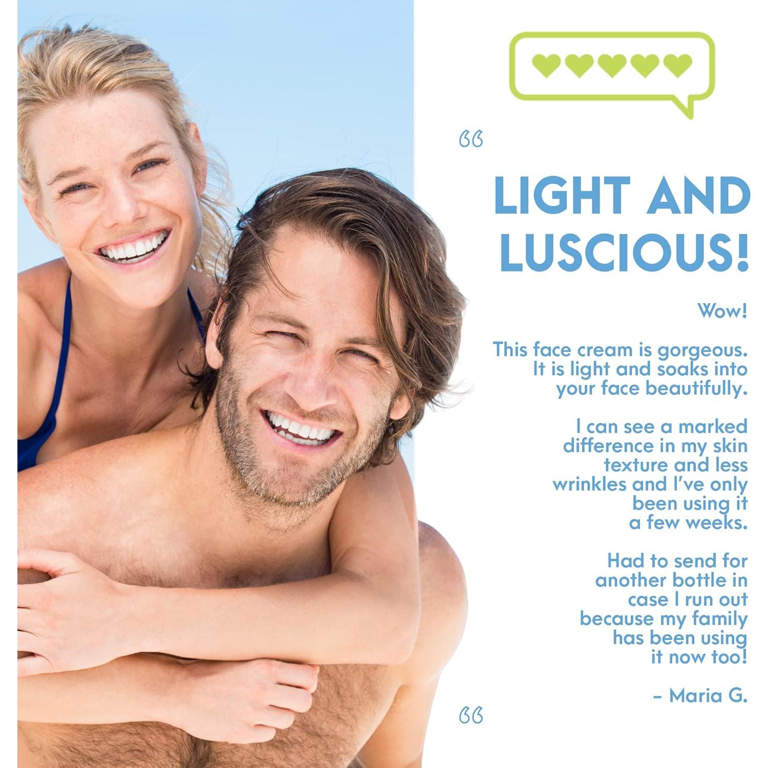 Crema Facial Anti-Envejecimiento Natural Tone 106g Ácido Hialurónico