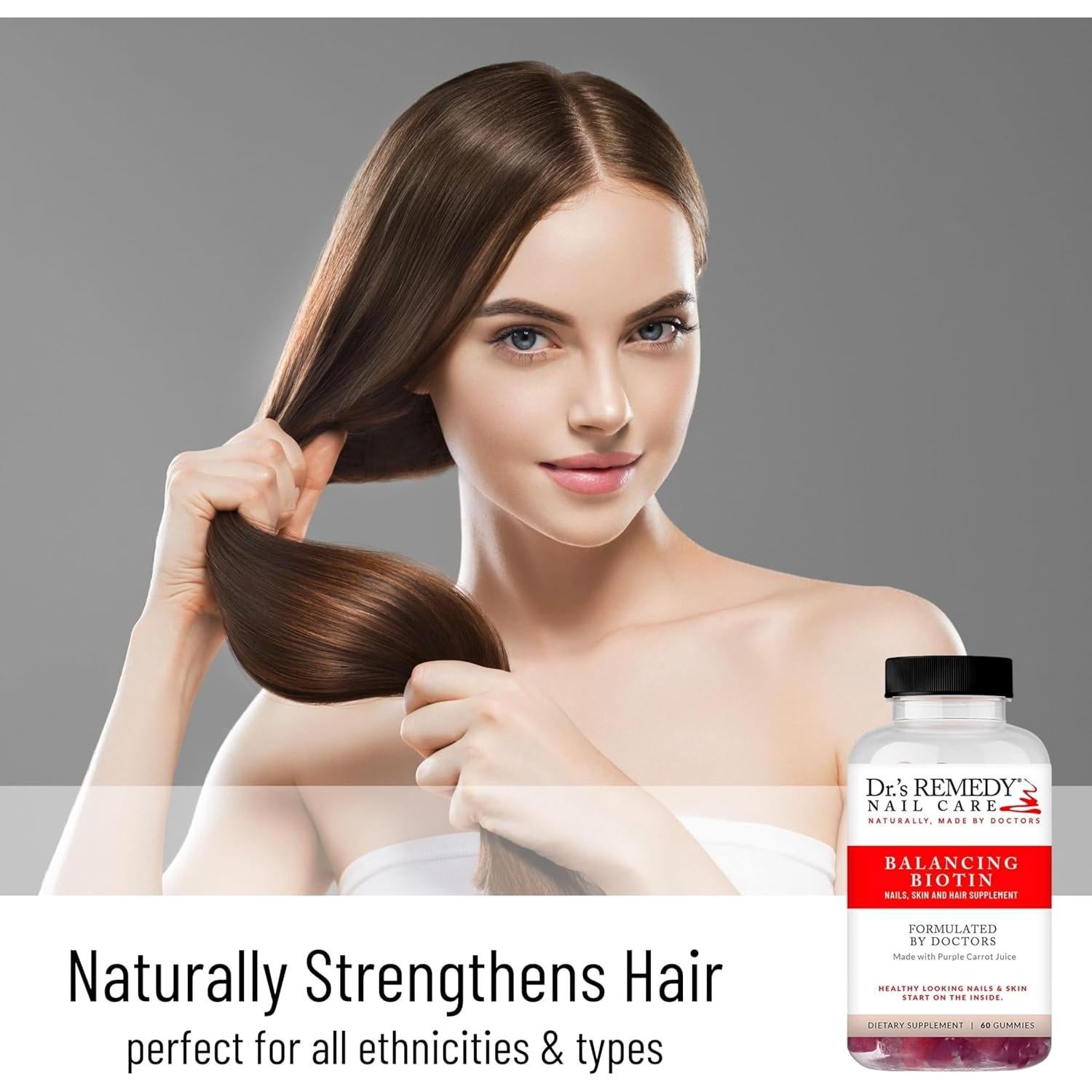 Gomitas de Biotina Dr.'s Remedy 5000 mcg Veganas 60 Unidades