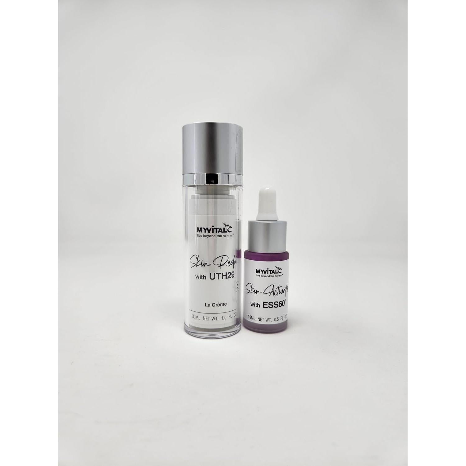 Set de Cuidado de la Piel MyVitalC - Crema Facial 30ml y Activador 15ml