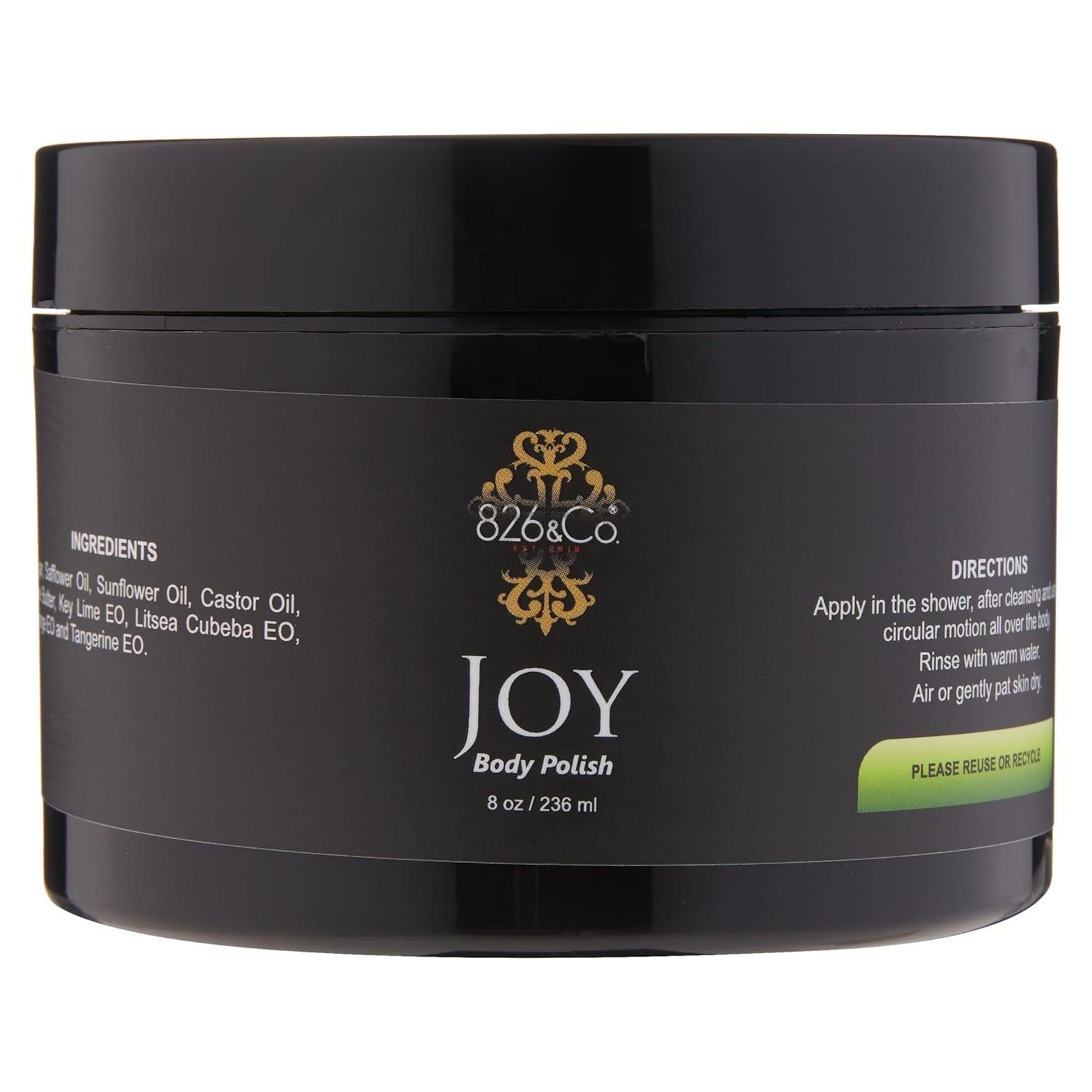 Exfoliante Corporal 826 & Co. JOY - Lima, Naranja y Mandarina - 226.8g