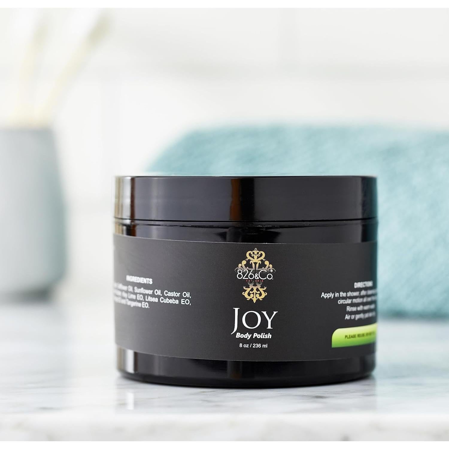 Exfoliante Corporal 826 & Co. JOY - Lima, Naranja y Mandarina - 226.8g