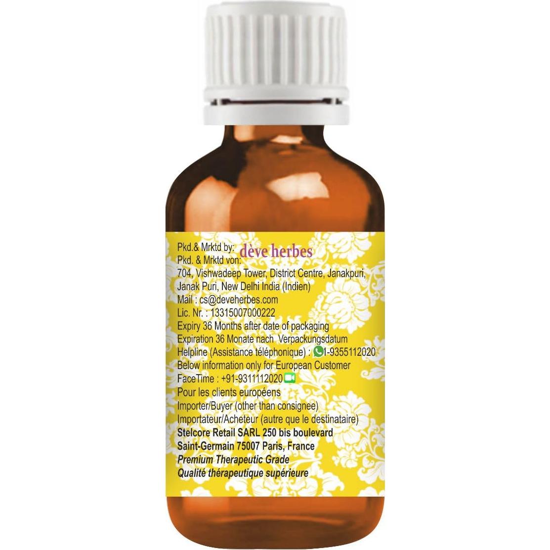 Aceite de Cártamo Deve Herbes 100ml Prensado en Frío Puro