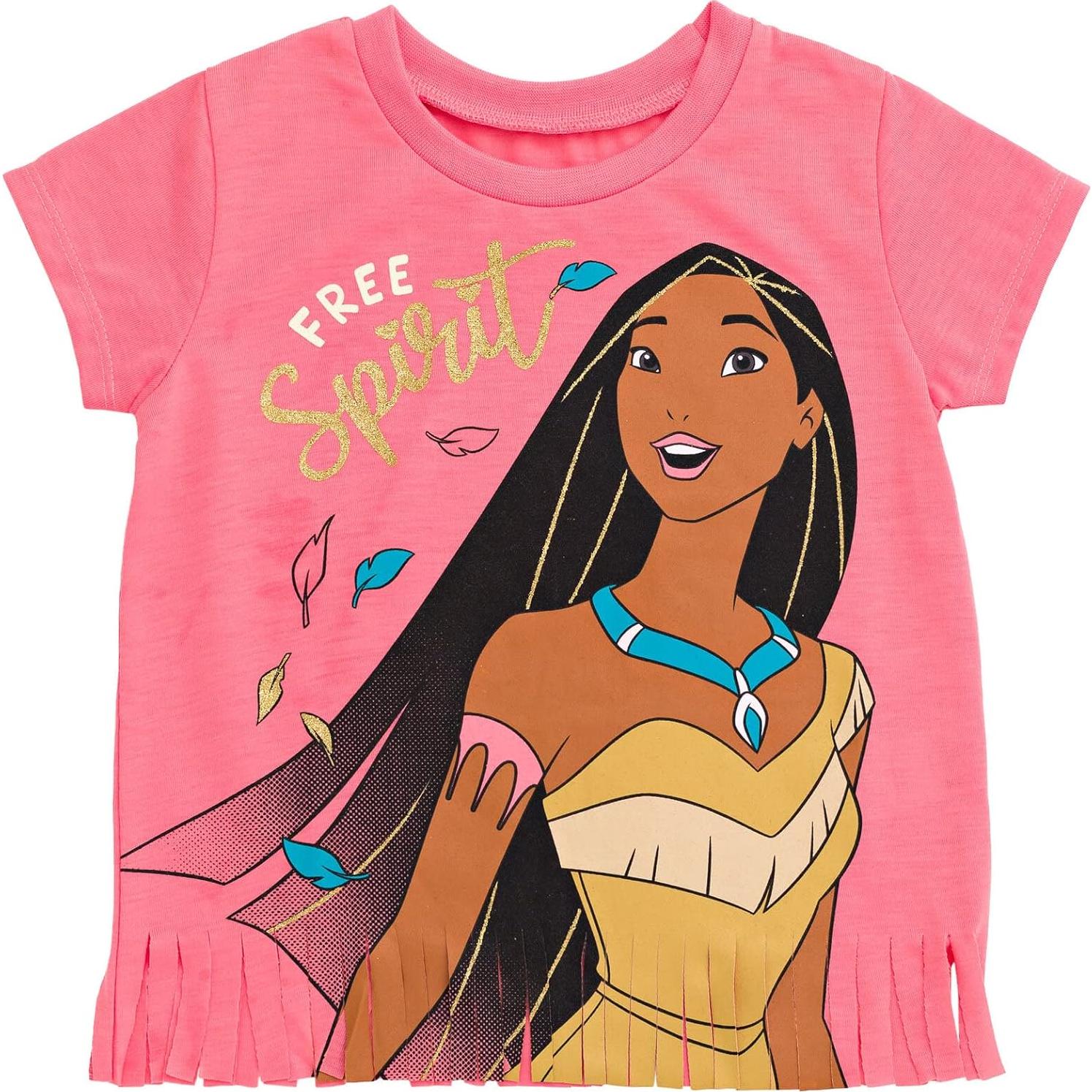 Conjunto camiseta peplum y pantalones cortos Disney 4T