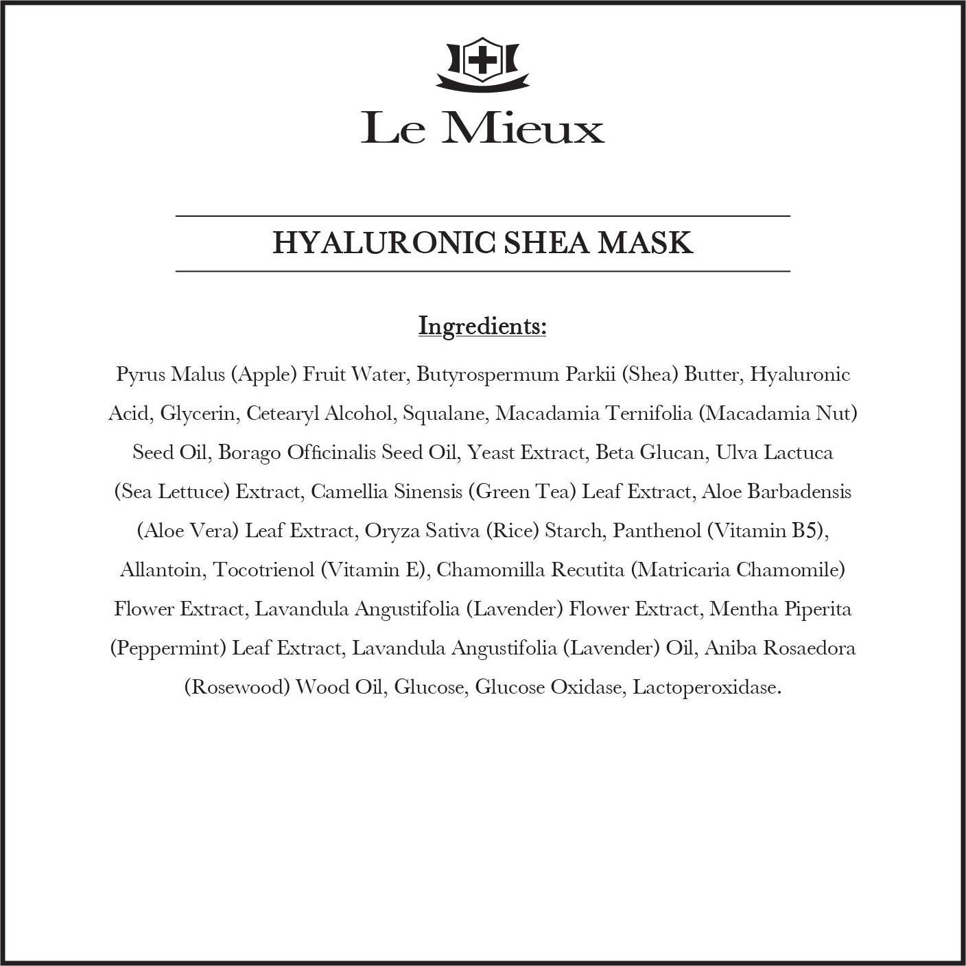 Máscara Hidratante Le Mieux 60 ml - Piel Seca y Madura