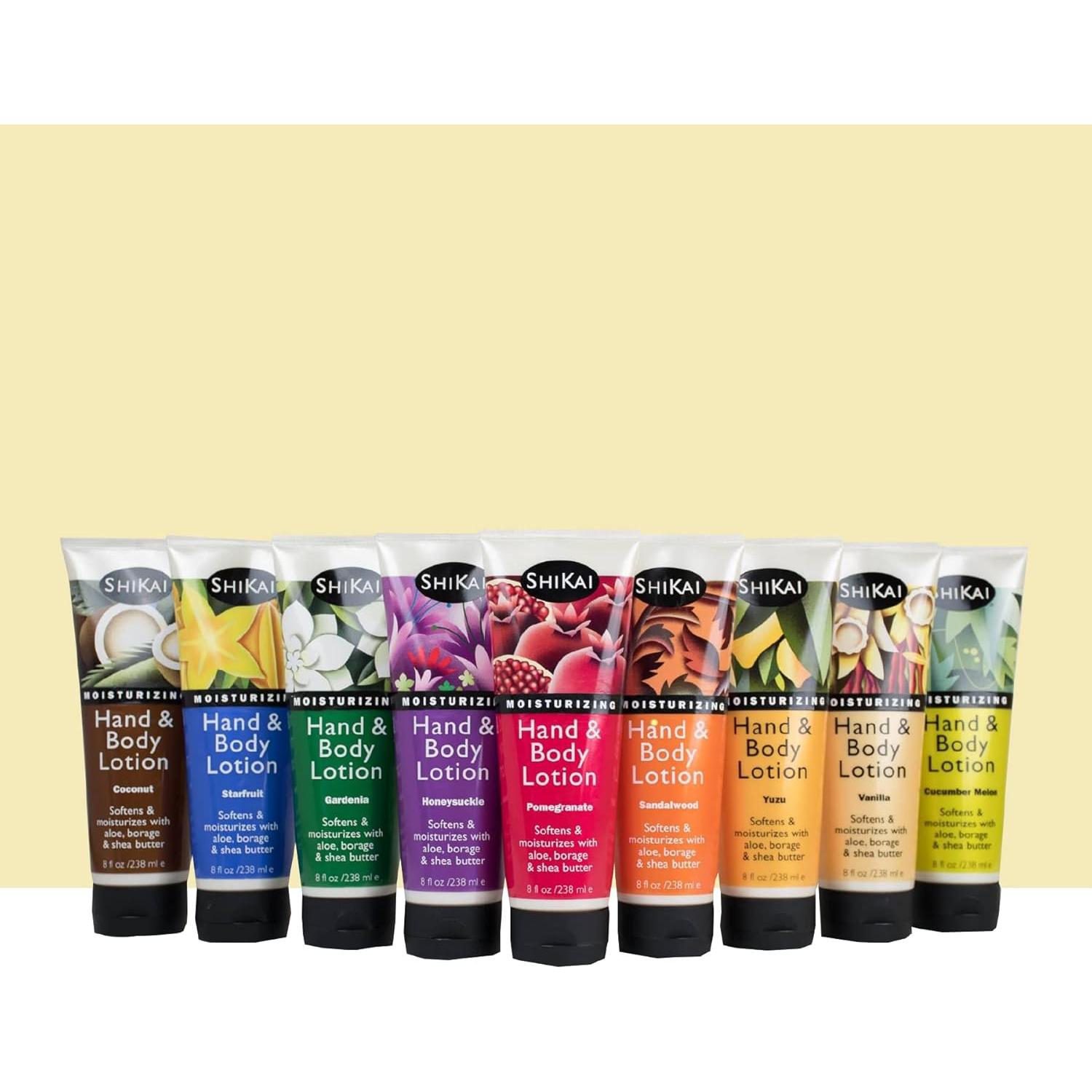 Loción Hidratante para Manos y Cuerpo ShiKai 3.785L Melón de Pepino