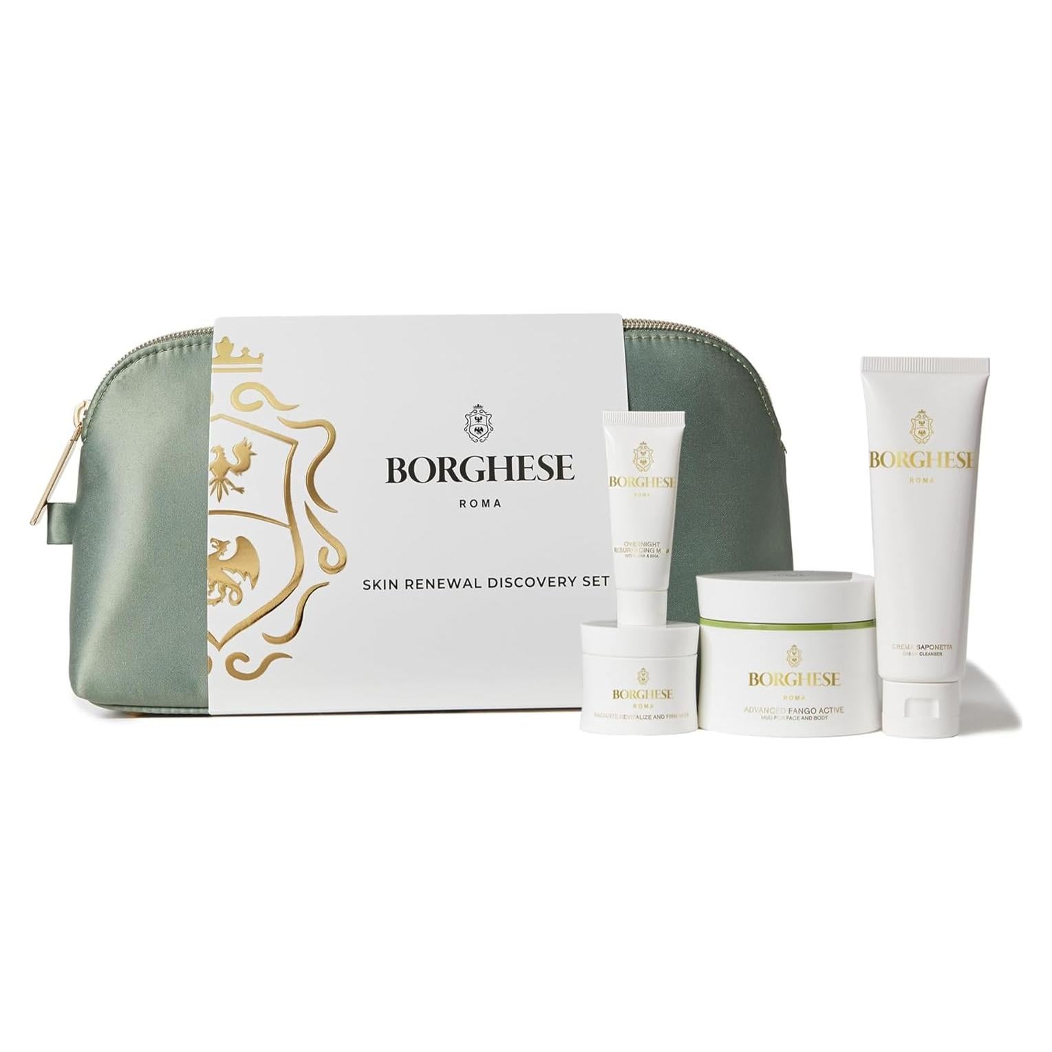 Conjunto de Cuidado Facial Borghese - Limpiador, Suero y Más