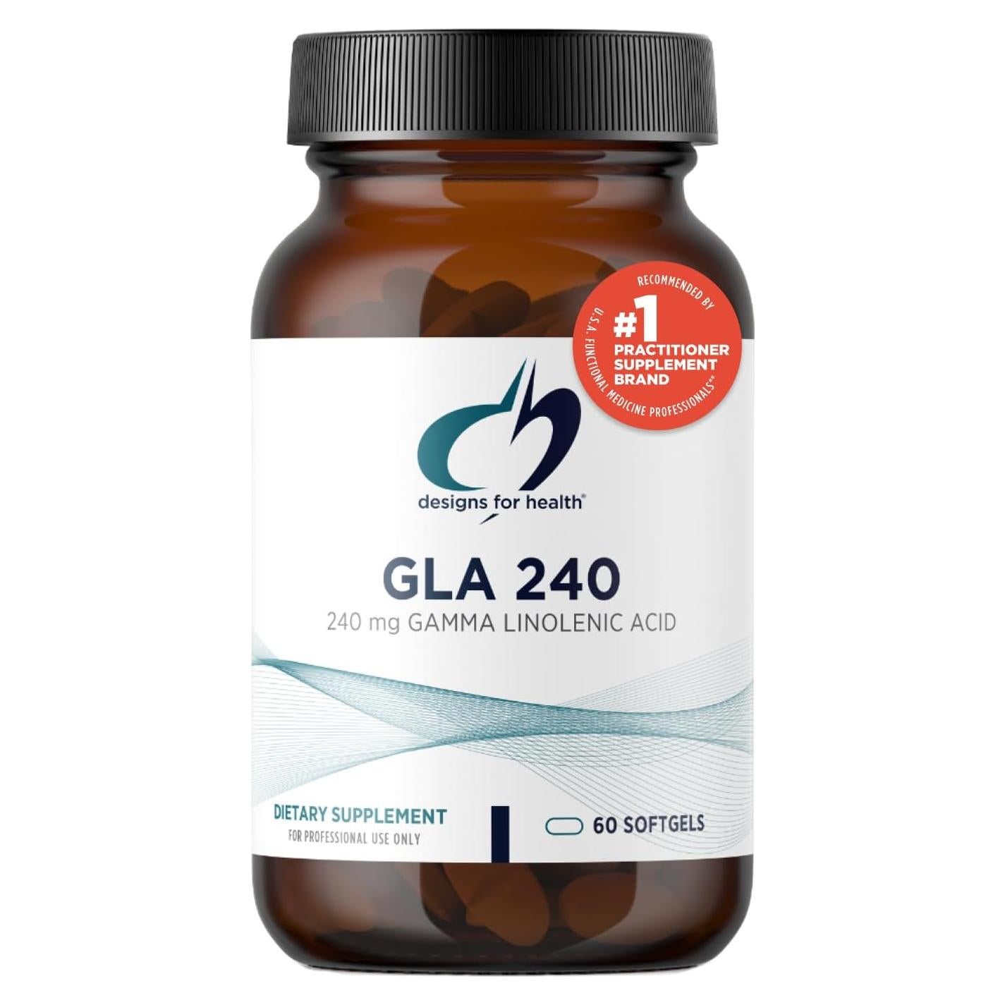 Cápsulas de Aceite de Borraja GLA Designs 240mg - 60 Unidades