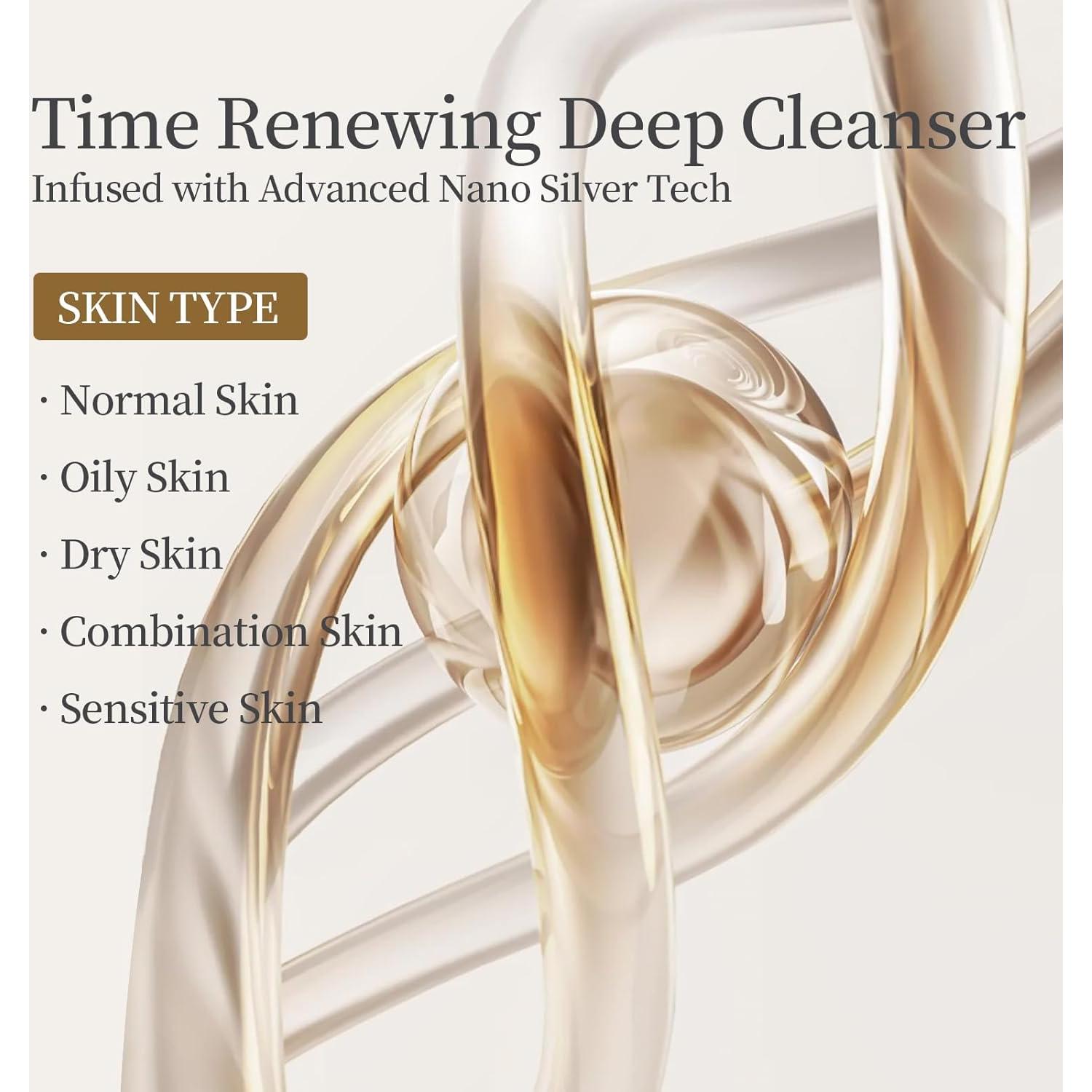 Limpiador Facial Espuma Hexkin 120ml - Piel Sensible con Nano-Plata