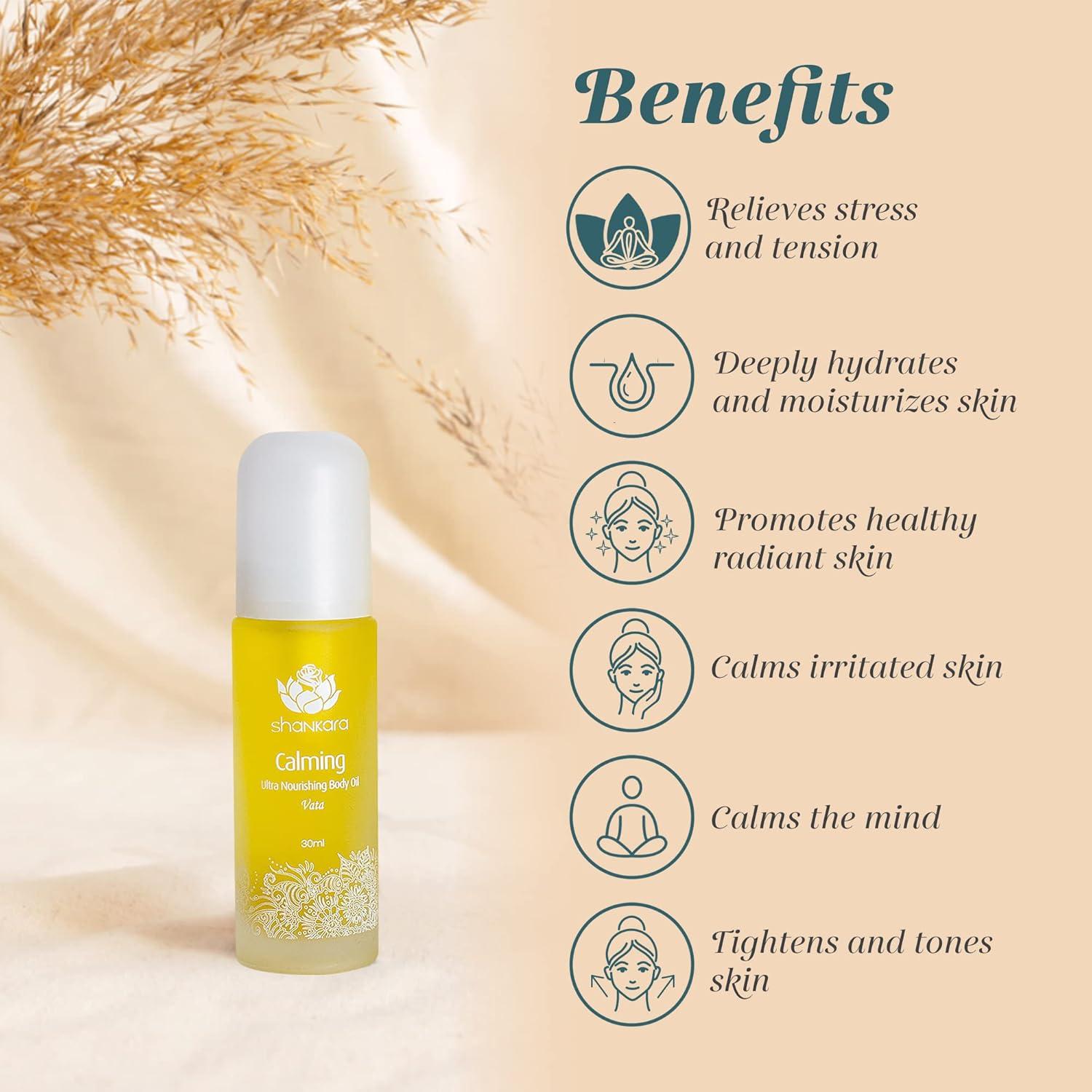 Aceite Corporal Calmante Shankara 30ml - Hidratante y Relajante