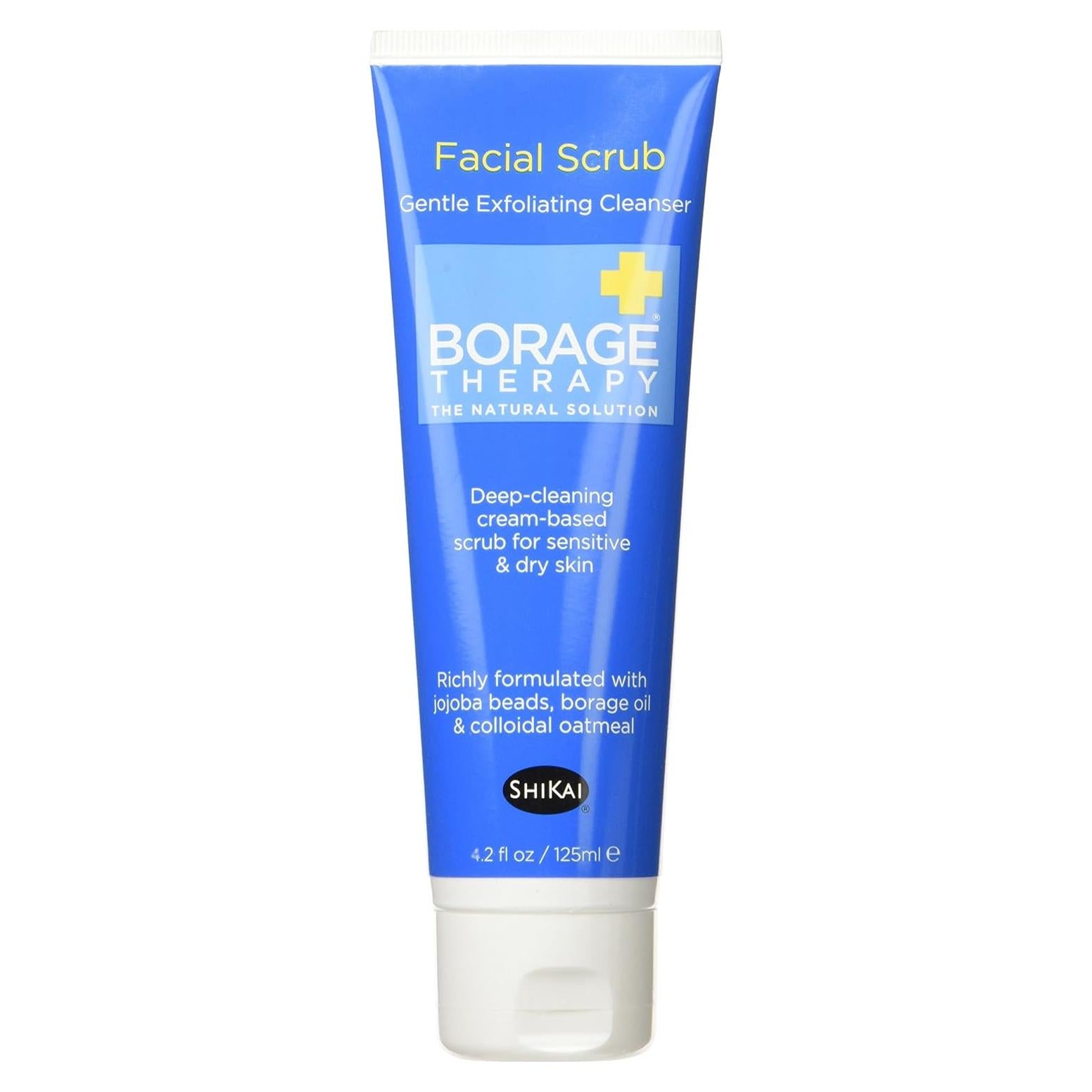 Exfoliante Facial ShiKai con Aceite de Borage 119g - Suave y Natural
