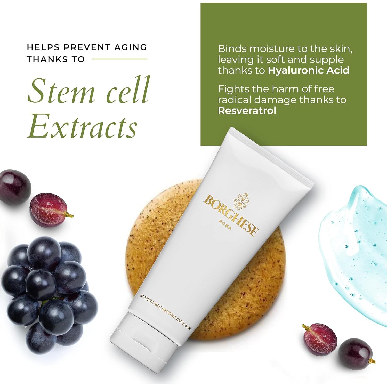 Exfoliante Facial Borghese Anti-Envejecimiento con Péptidos