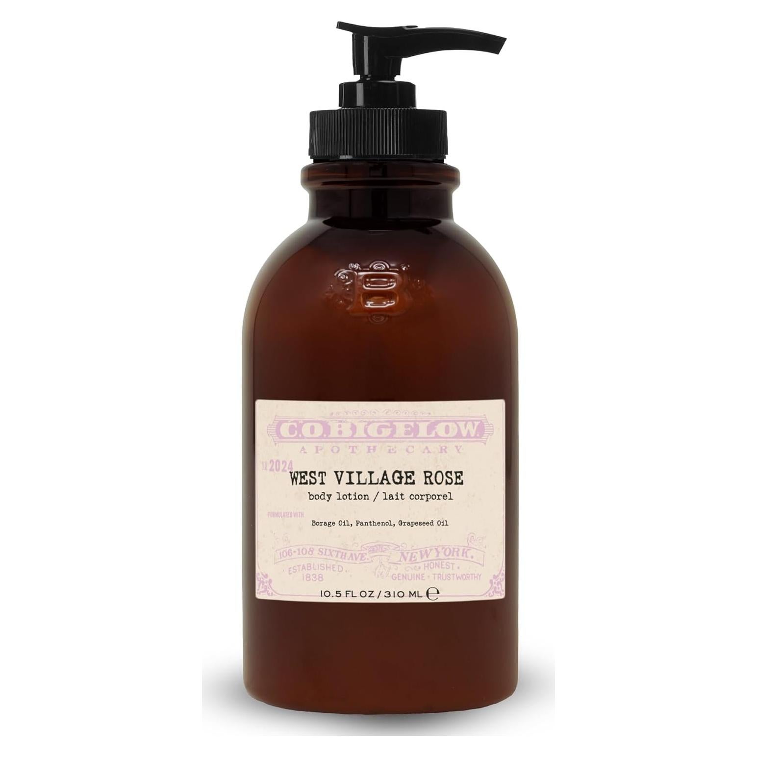 Loción Corporal C.O. Bigelow Rosa del West Village 310 ml