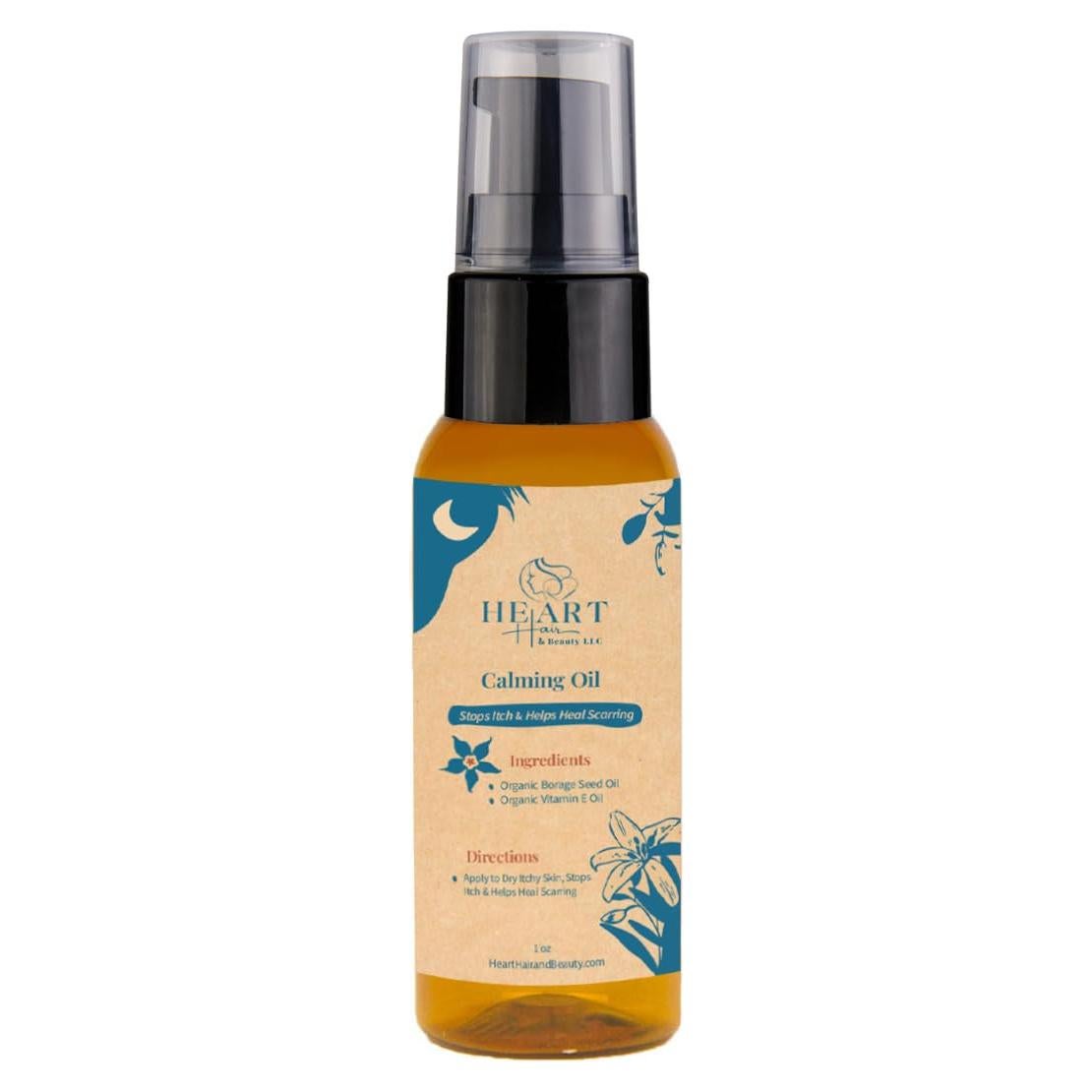 Aceite Calmante para Piel Seca Heart Hair 100ml - Bergamota