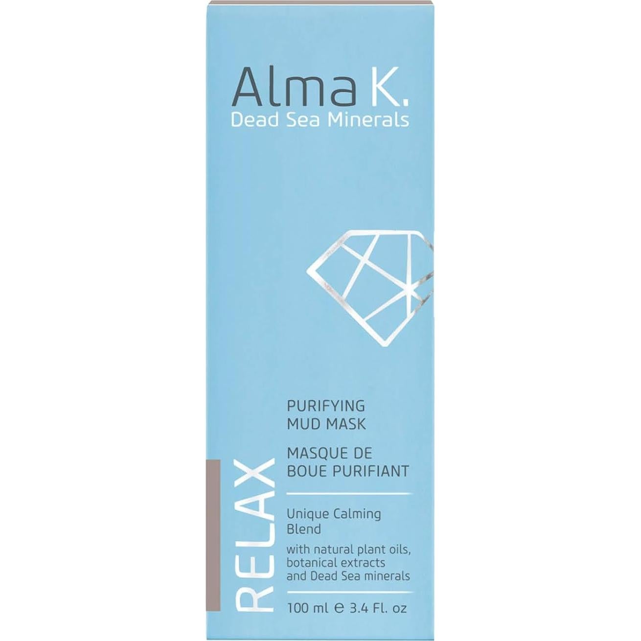 Mascarilla Facial Purificante Alma K - Barro del Mar Muerto 96g