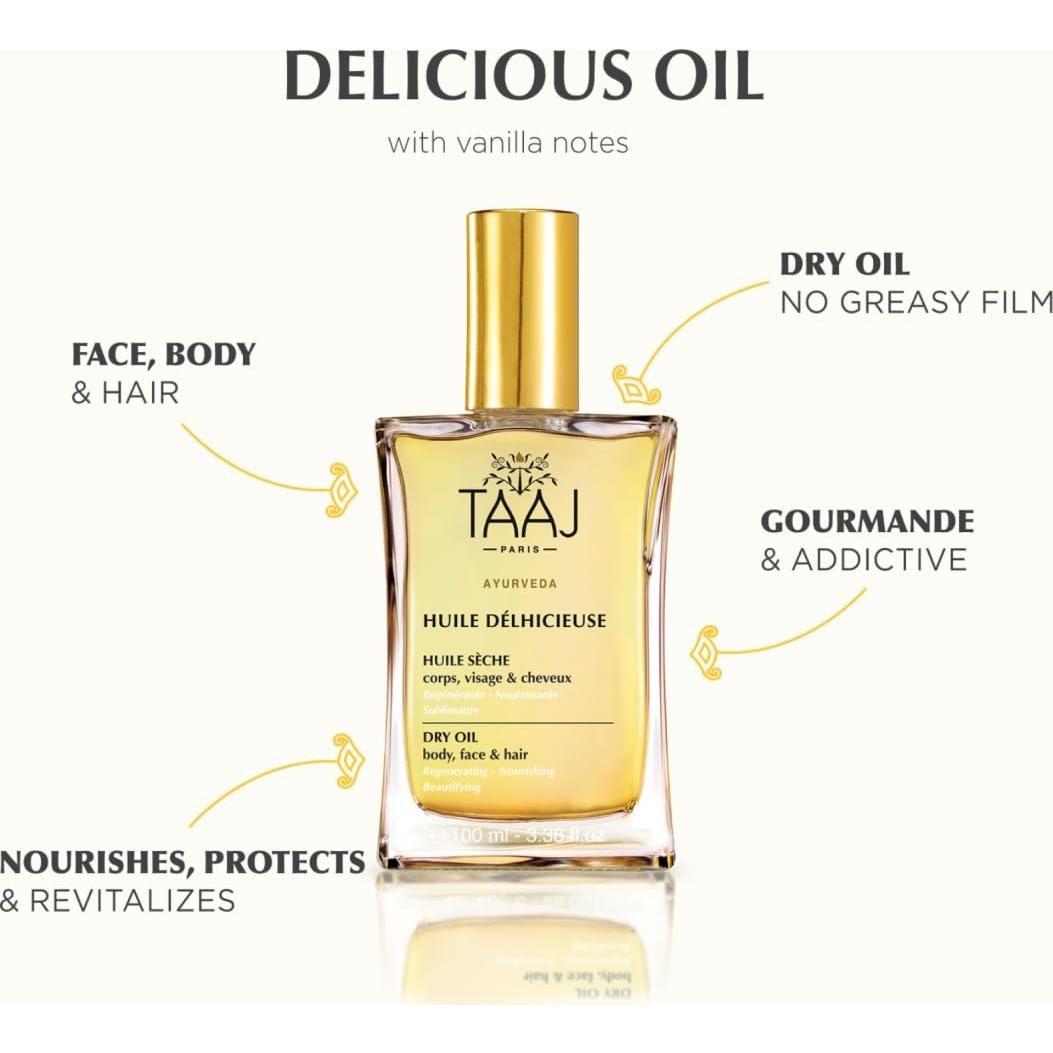 Aceite Seco de Belleza Délhicieuse 50ml - Nutre y Revitaliza