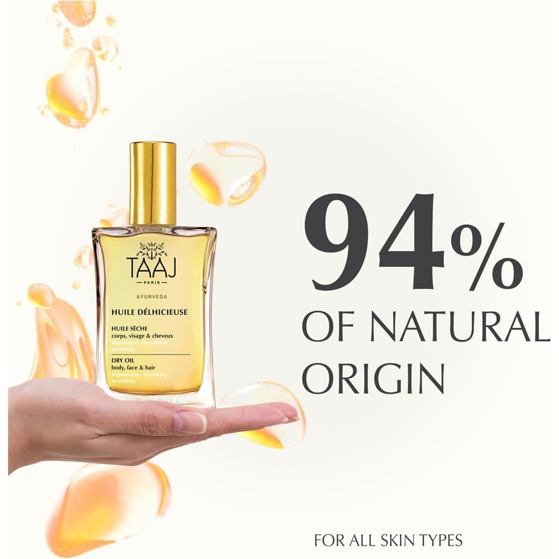 Aceite Seco de Belleza Délhicieuse 50ml - Nutre y Revitaliza